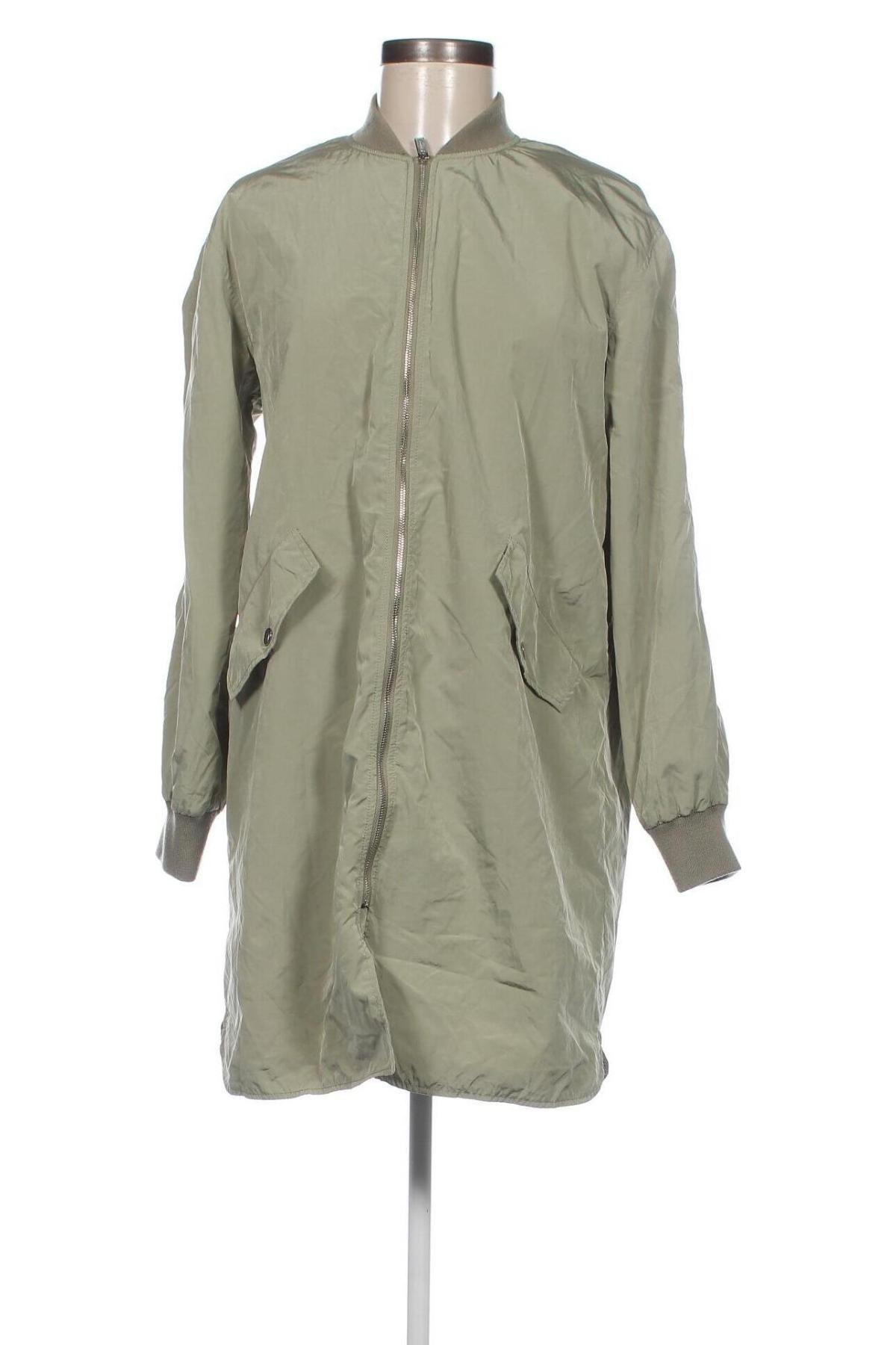 Γυναικείο μπουφάν Bershka, Μέγεθος S, Χρώμα Πράσινο, Τιμή 8,91 €