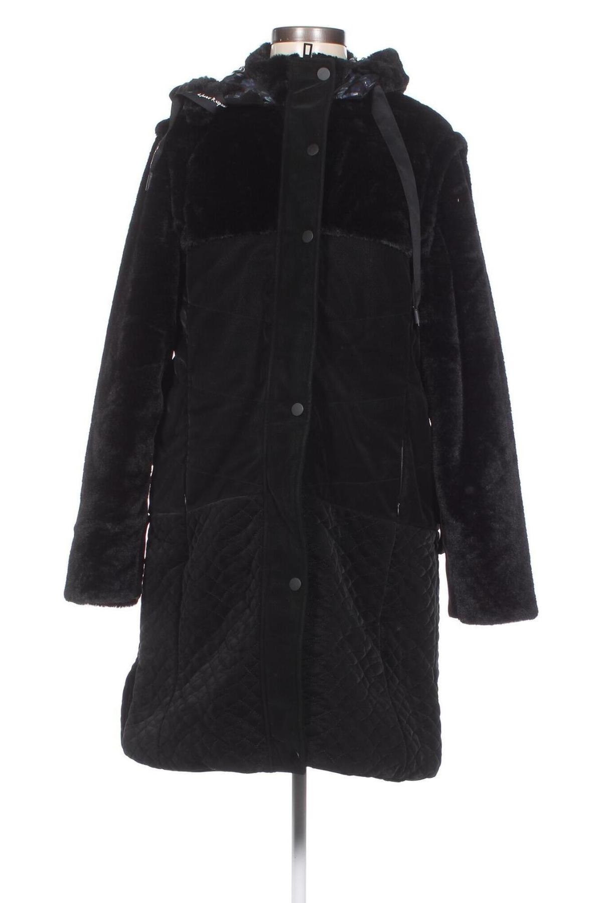 Γυναικείο μπουφάν Desigual, Μέγεθος L, Χρώμα Μαύρο, Τιμή 75,13 €