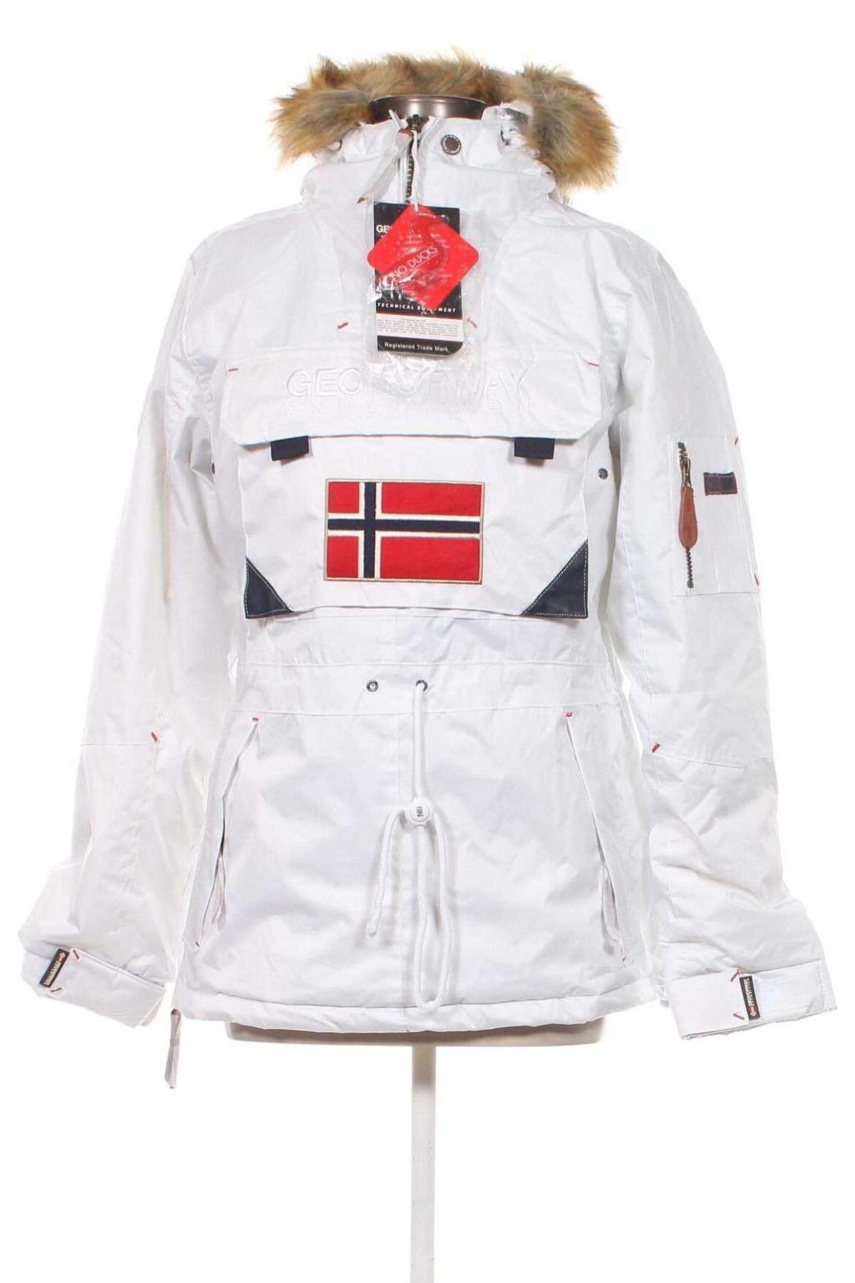 Γυναικείο μπουφάν Geographical Norway, Μέγεθος M, Χρώμα Λευκό, Τιμή 39,28 €