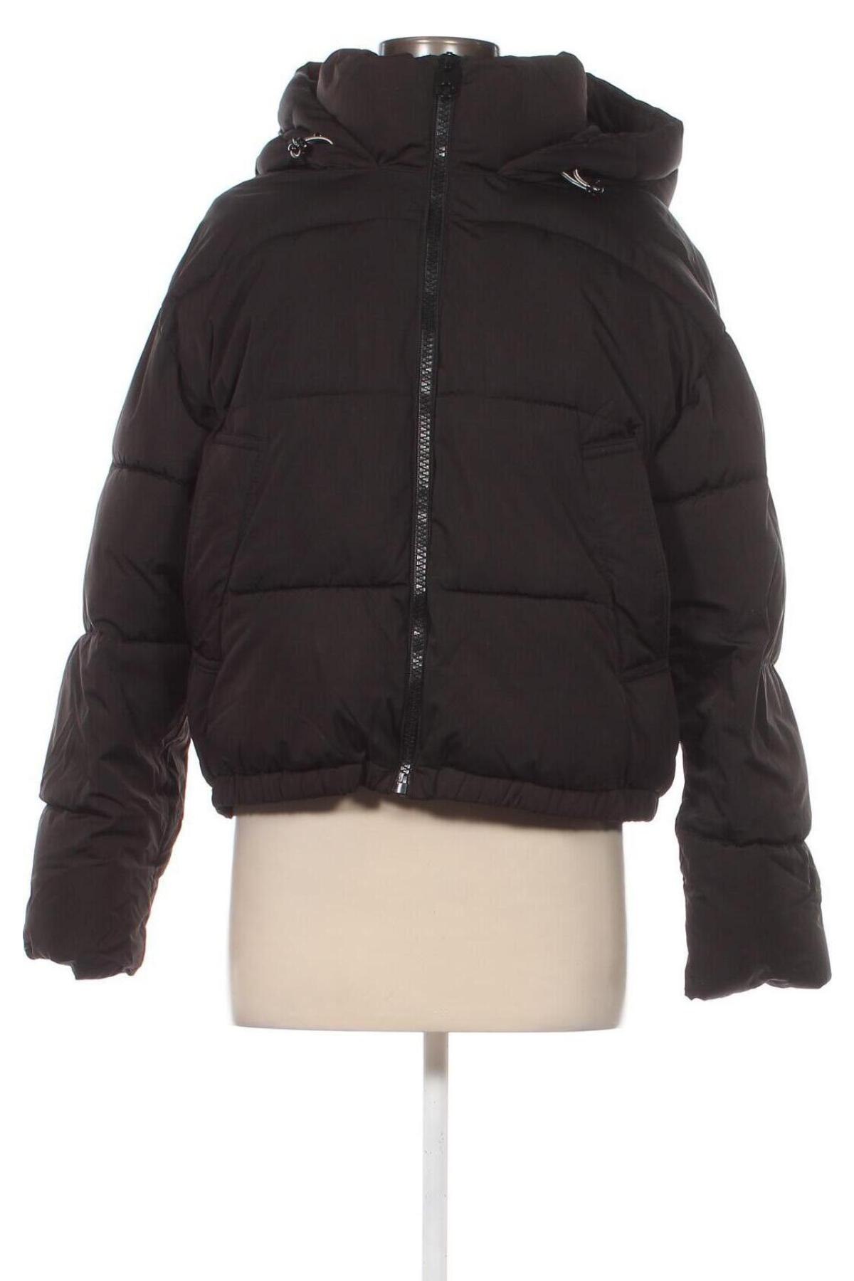 Γυναικείο μπουφάν Pull&Bear, Μέγεθος M, Χρώμα Μαύρο, Τιμή 25,89 €