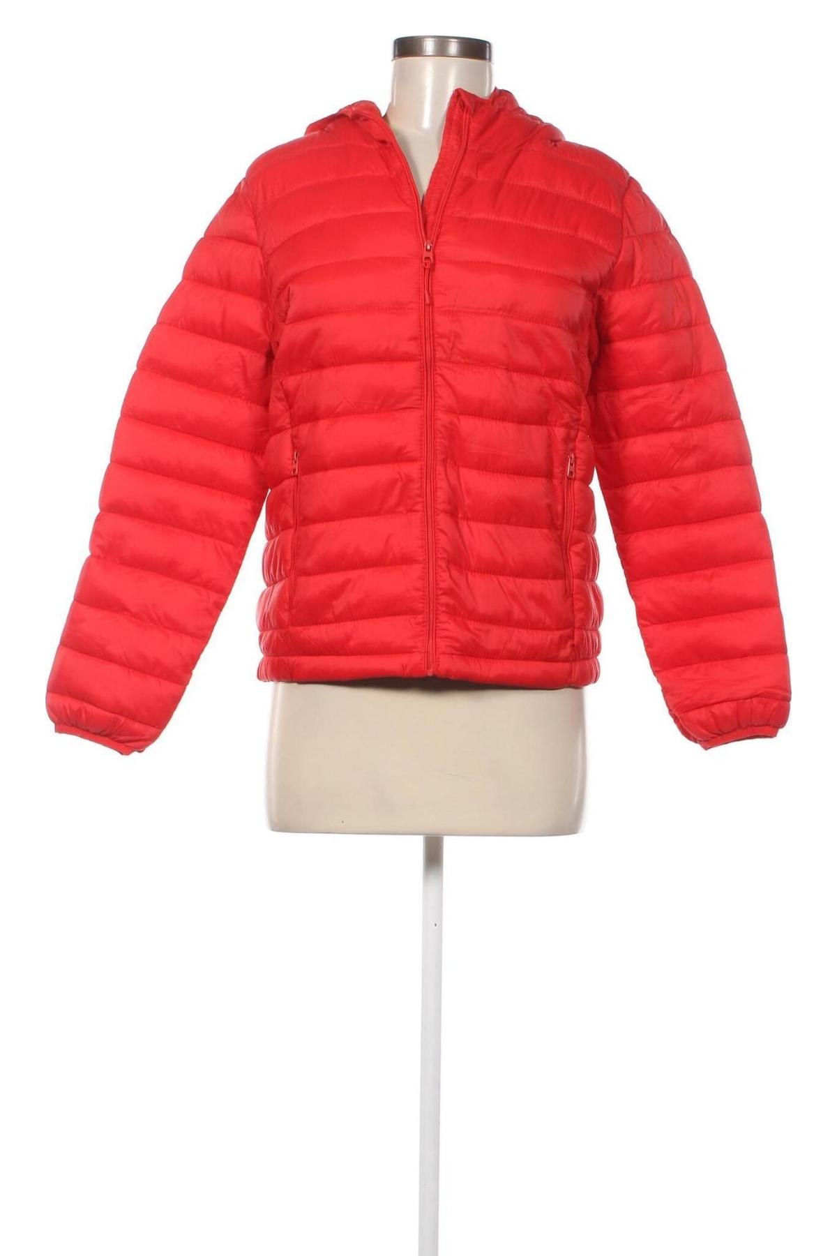 Γυναικείο μπουφάν Pull&Bear, Μέγεθος M, Χρώμα Κόκκινο, Τιμή 16,92 €