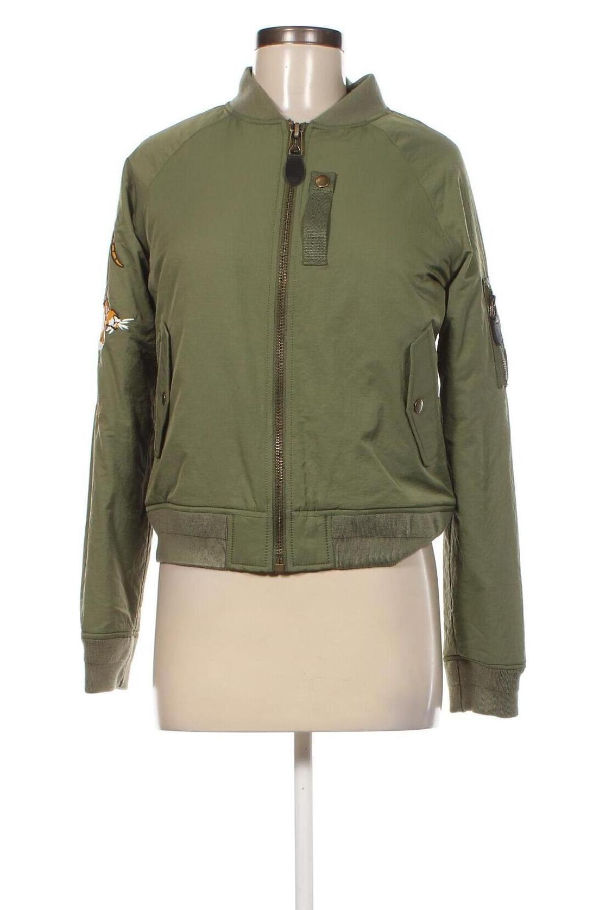 Γυναικείο μπουφάν Superdry, Μέγεθος M, Χρώμα Πράσινο, Τιμή 28,41 €