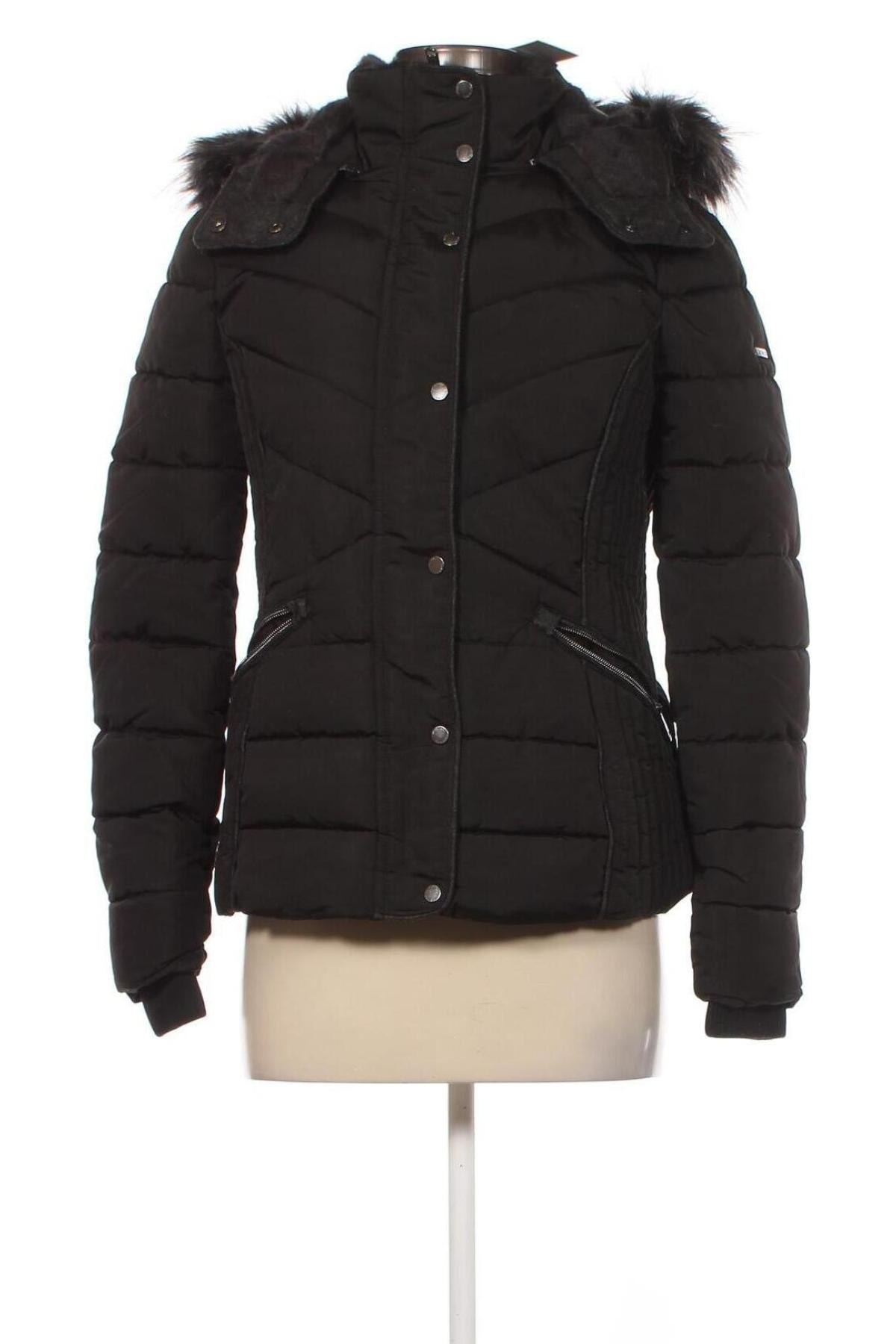 Γυναικείο μπουφάν Tom Tailor, Μέγεθος S, Χρώμα Μαύρο, Τιμή 23,94 €
