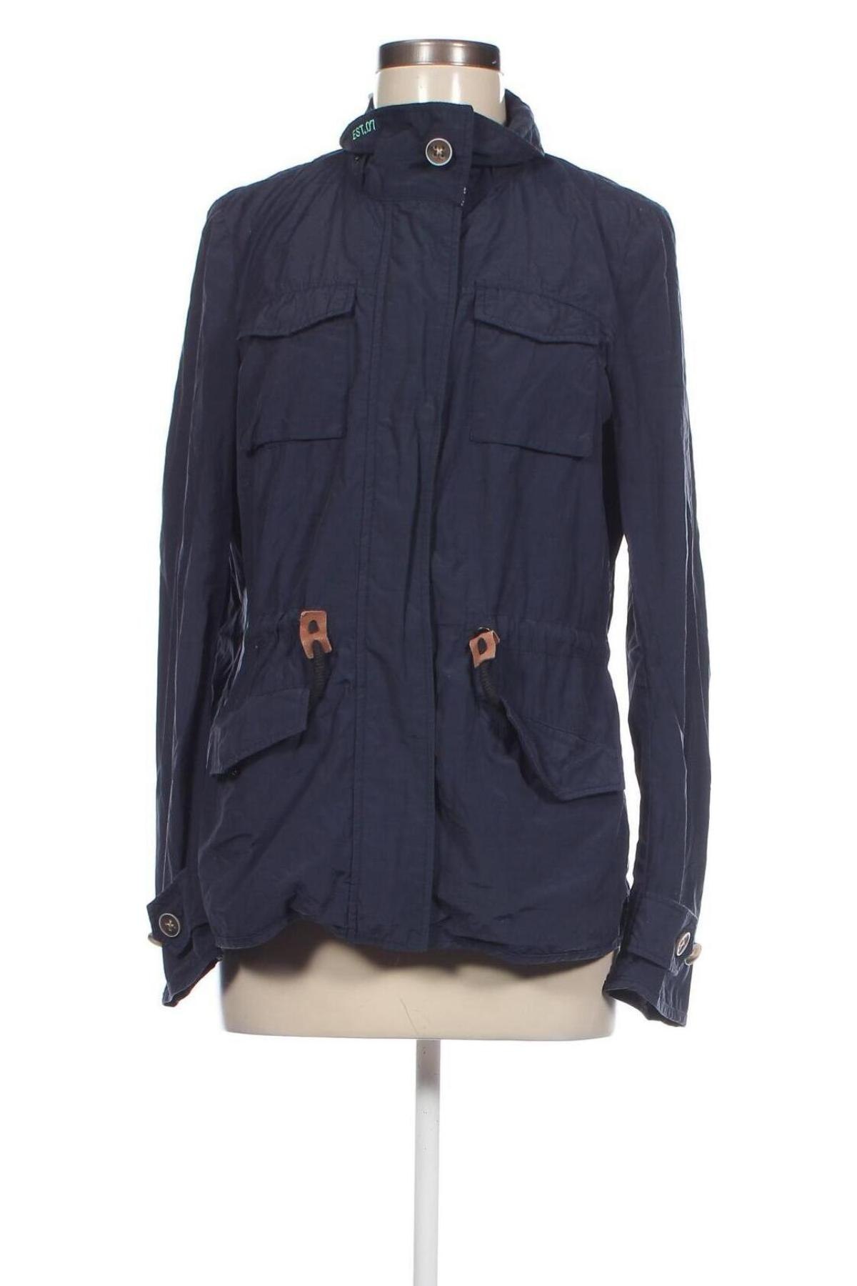 Γυναικείο μπουφάν Tom Tailor, Μέγεθος M, Χρώμα Μπλέ, Τιμή 8,41 €