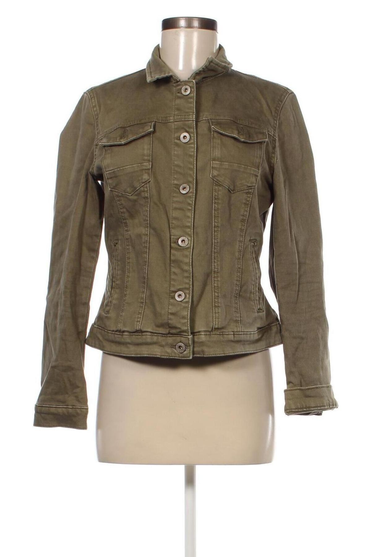 Γυναικείο μπουφάν Tom Tailor, Μέγεθος L, Χρώμα Πράσινο, Τιμή 29,69 €