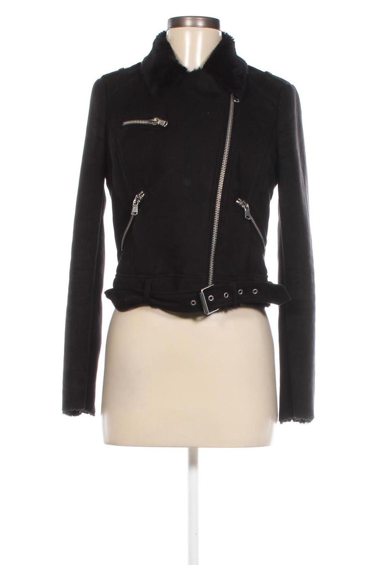 Γυναικείο μπουφάν Zara Trafaluc, Μέγεθος S, Χρώμα Μαύρο, Τιμή 12,17 €