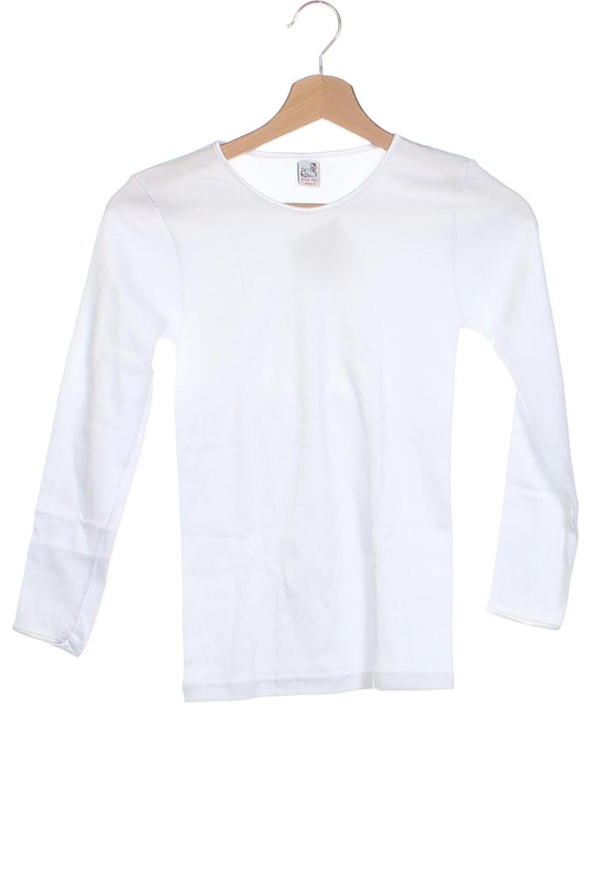 Παιδική μπλούζα, Μέγεθος 7-8y/ 128-134 εκ., Χρώμα Λευκό, Τιμή 6,77 €