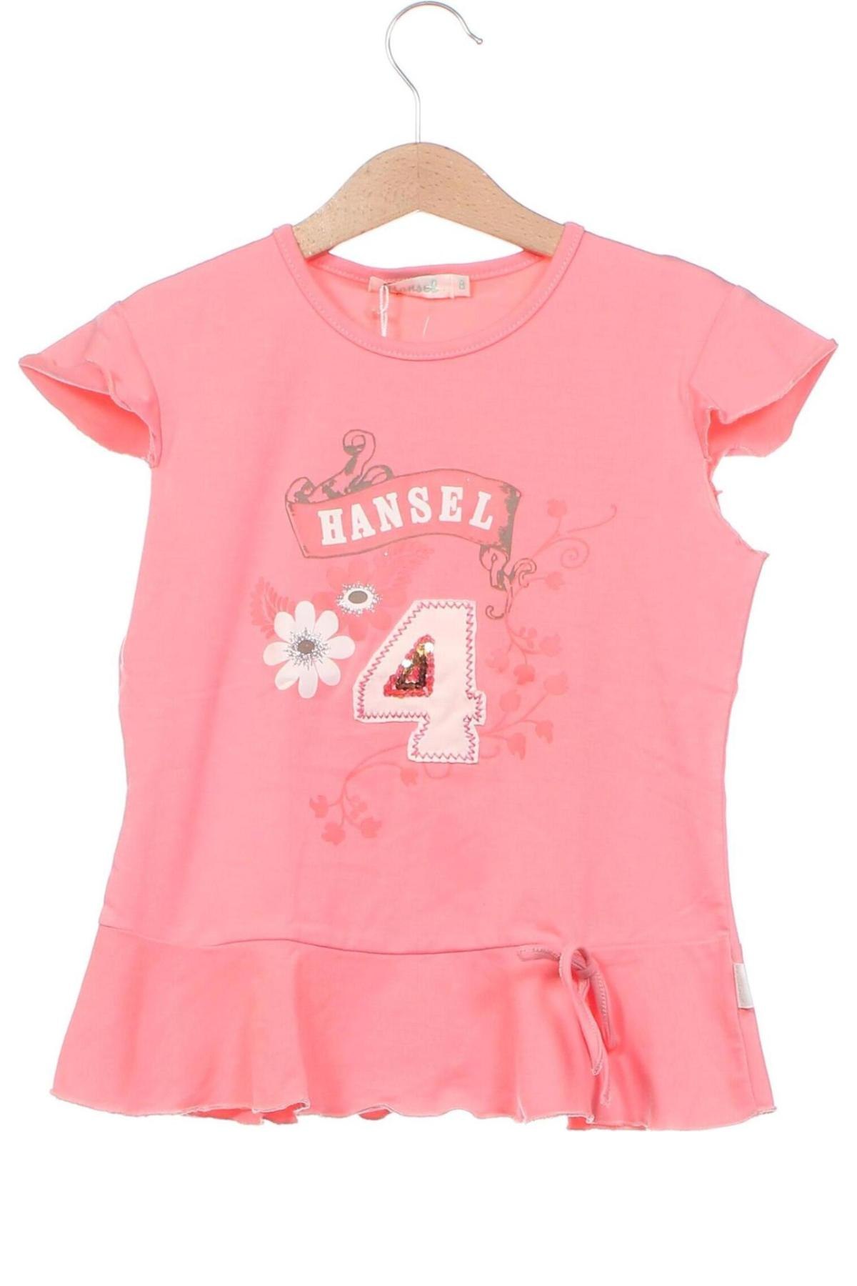 Kinder Shirt, Größe 7-8y/ 128-134 cm, Farbe Rosa, Preis 4,14 €