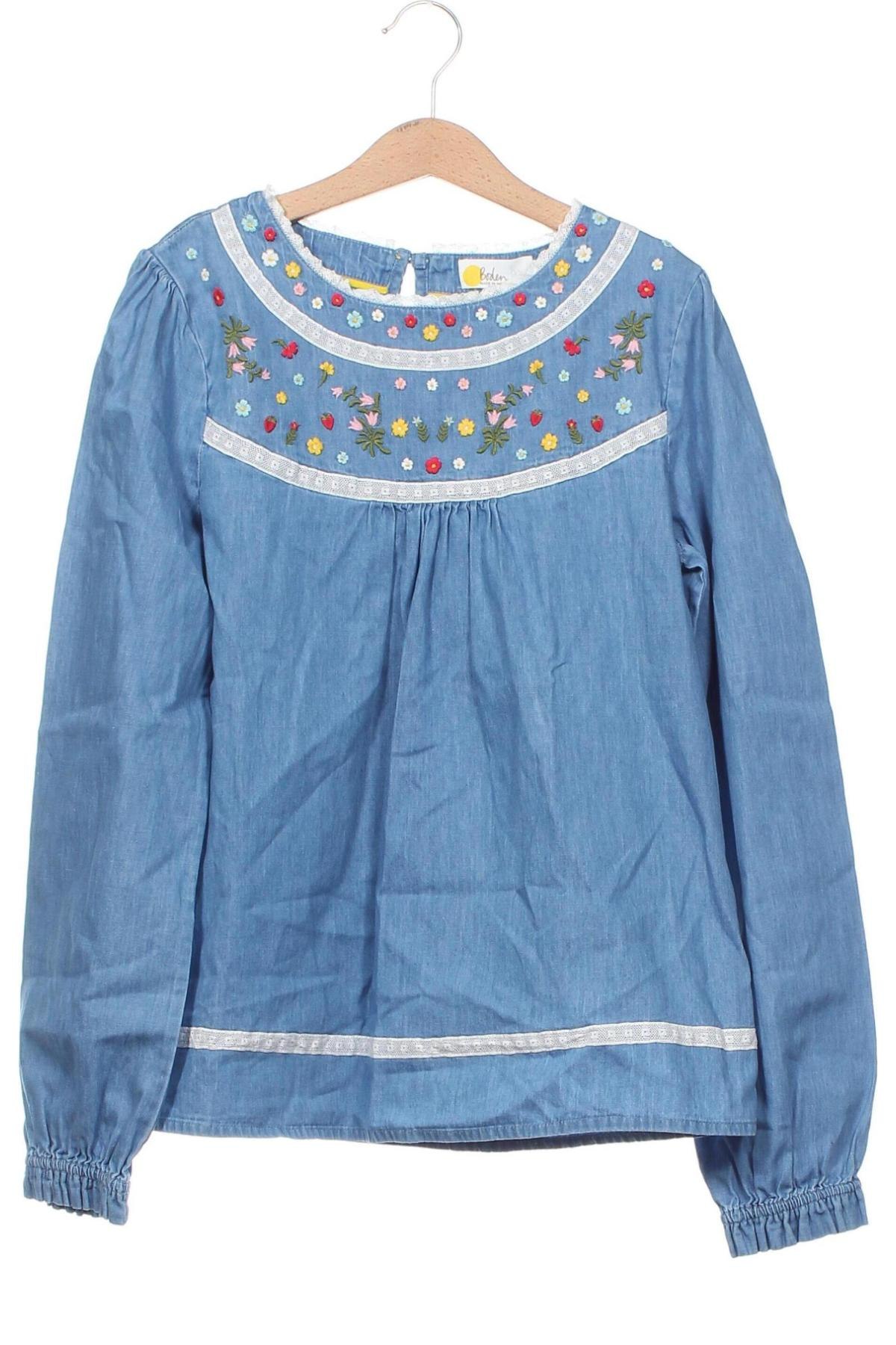 Детска блуза Boden, Размер 11-12y/ 152-158 см, Цвят Син, Цена 15,84 лв.