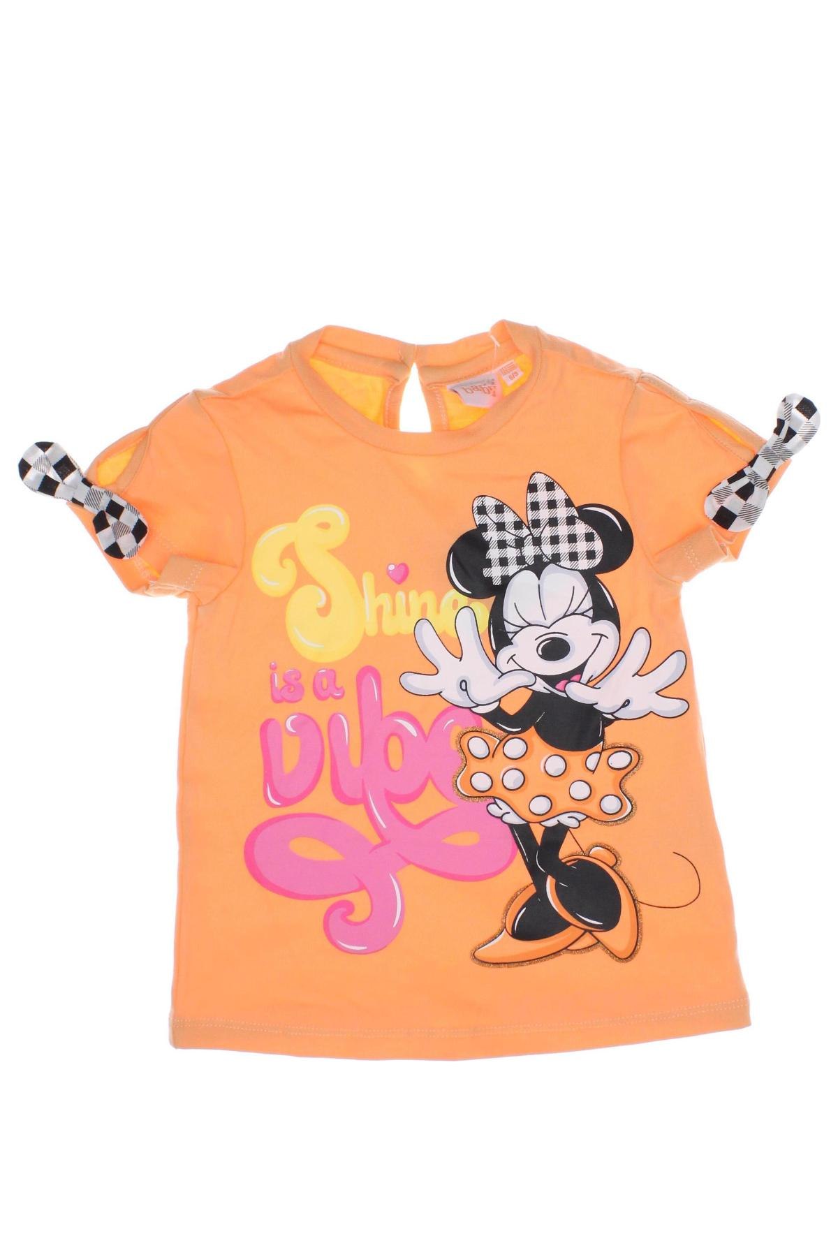 Παιδική μπλούζα Disney, Μέγεθος 6-9m/ 68-74 εκ., Χρώμα Πορτοκαλί, Τιμή 2,88 €
