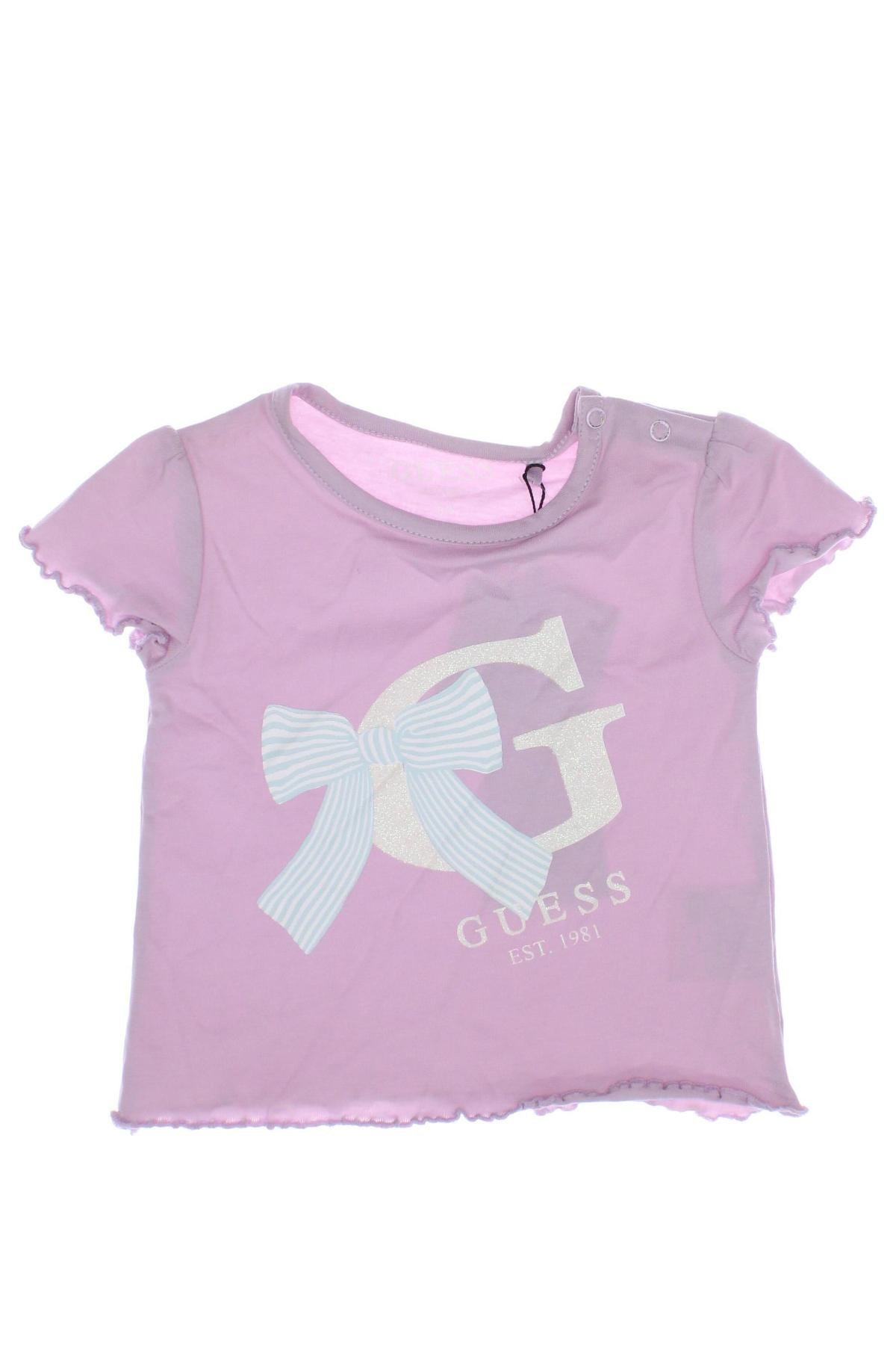 Детска блуза Guess, Размер 3-6m/ 62-68 см, Цвят Лилав, Цена 77,00 лв.