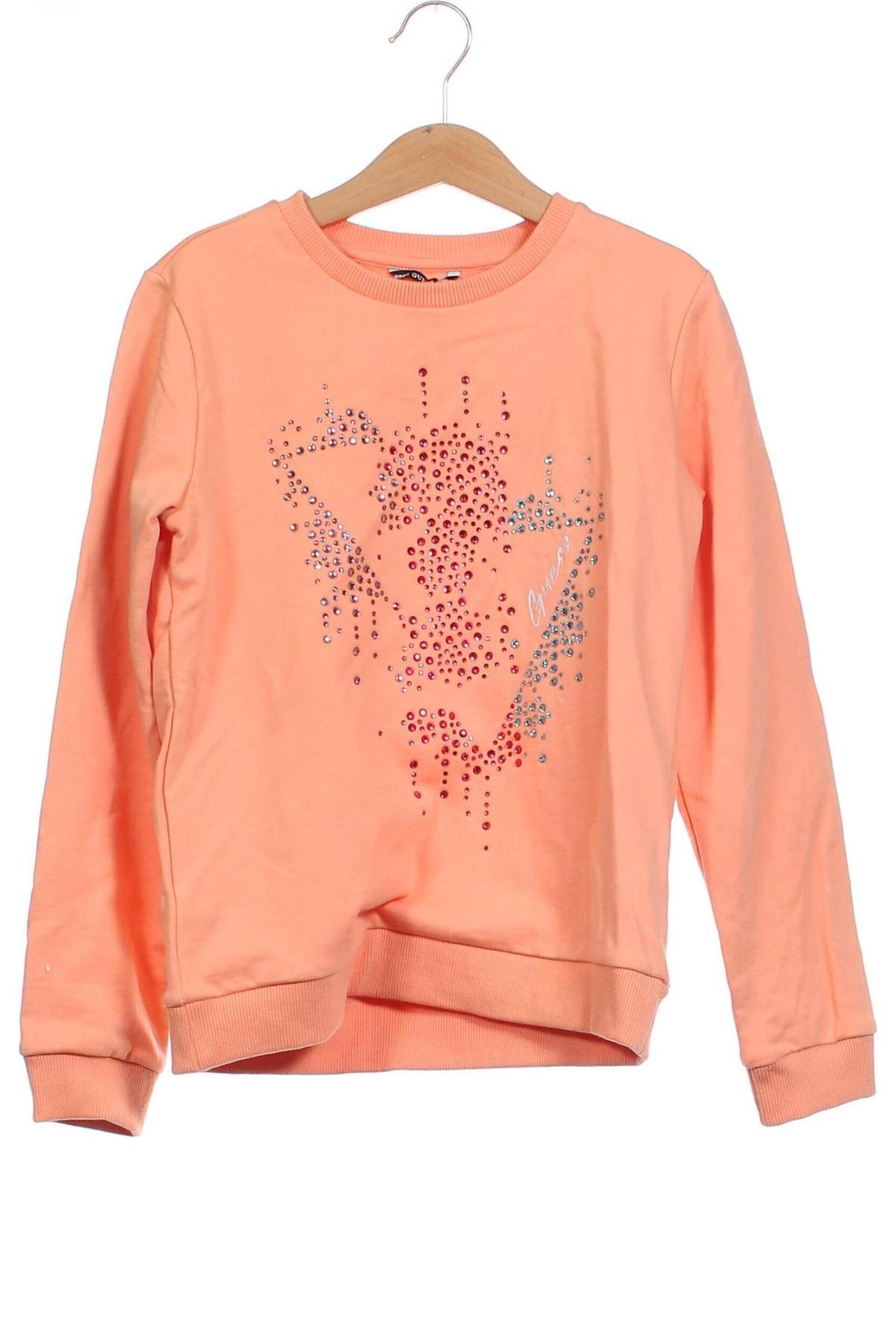Детска блуза Guess, Размер 7-8y/ 128-134 см, Цвят Оранжев, Цена 77,00 лв.