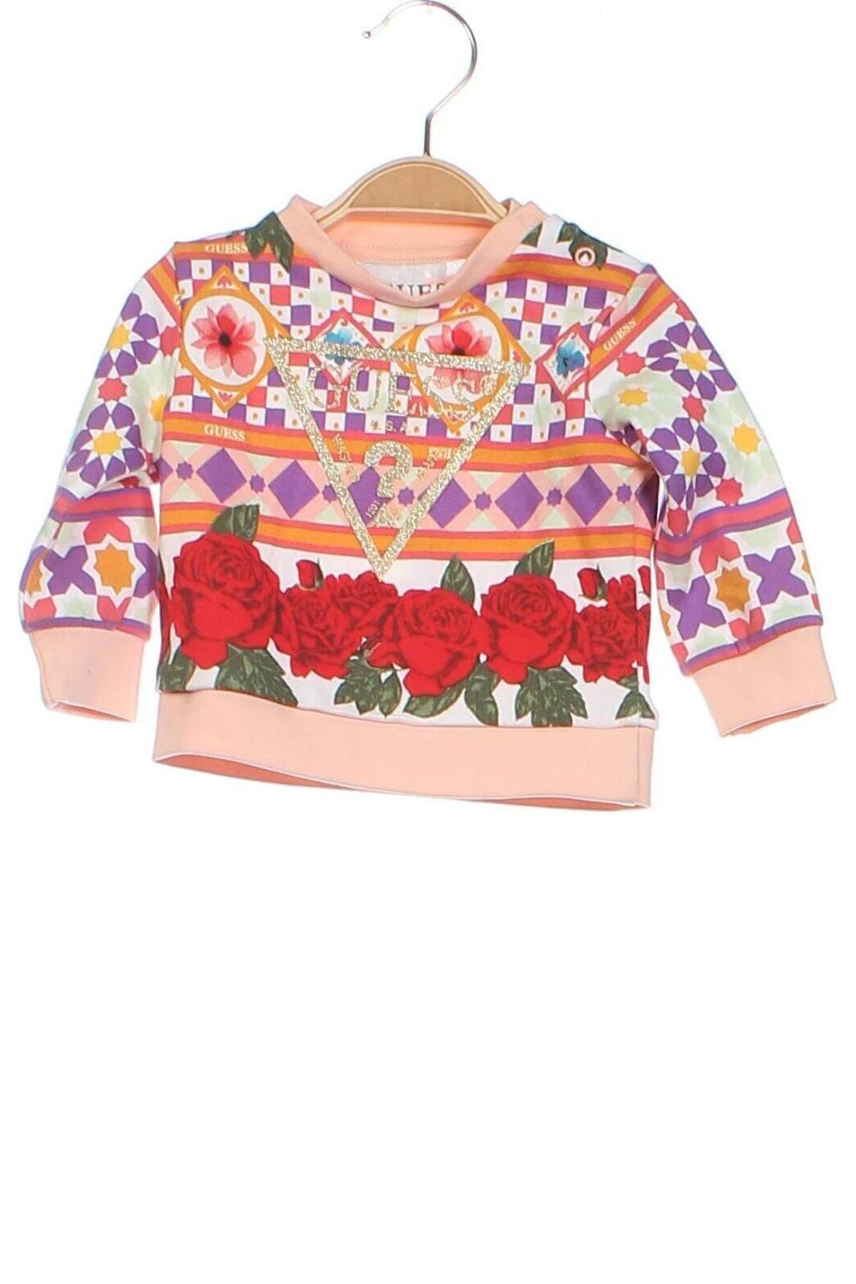 Детска блуза Guess, Размер 3-6m/ 62-68 см, Цвят Многоцветен, Цена 29,26 лв.