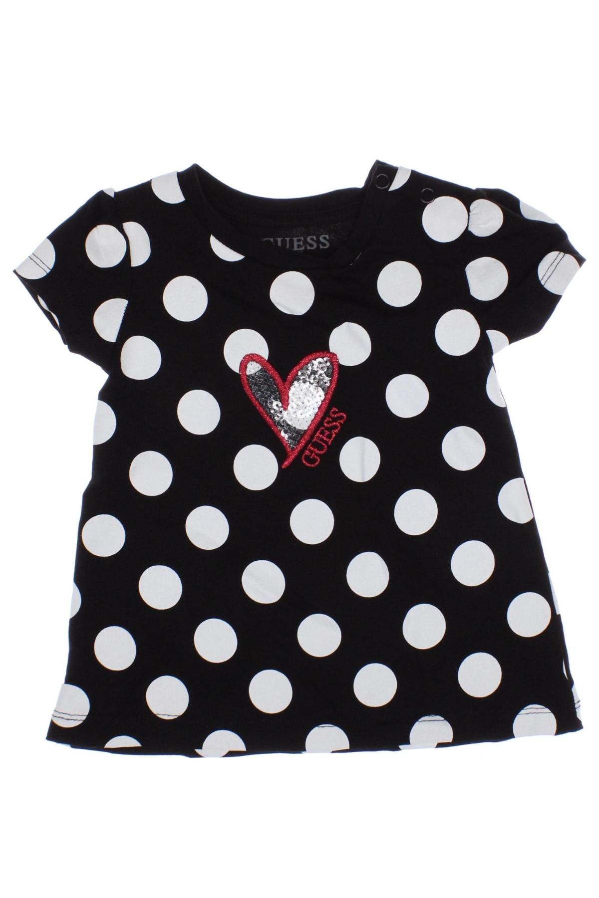 Детска блуза Guess, Размер 3-6m/ 62-68 см, Цвят Черен, Цена 34,65 лв.