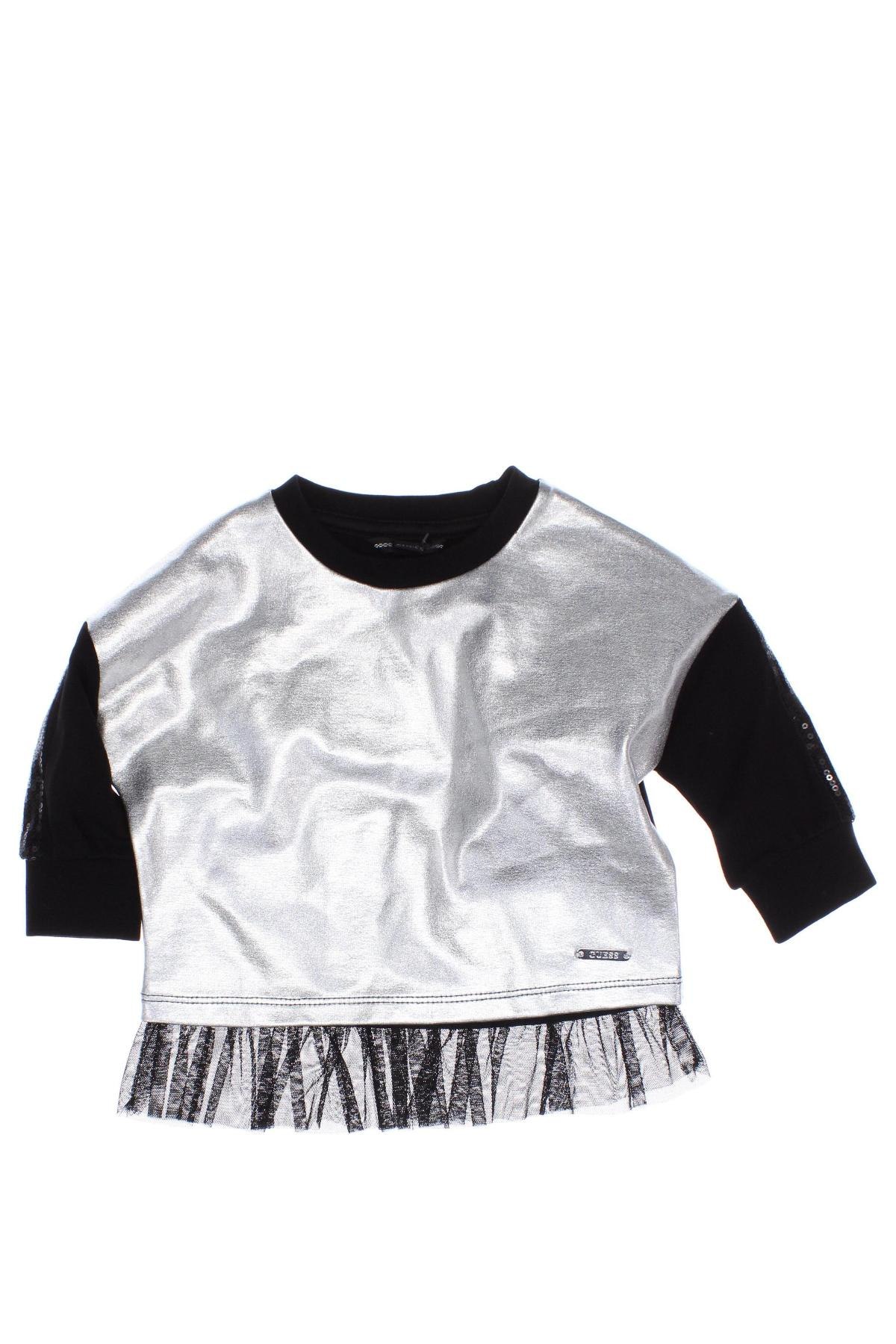 Детска блуза Guess, Размер 3-6m/ 62-68 см, Цвят Черен, Цена 20,02 лв.