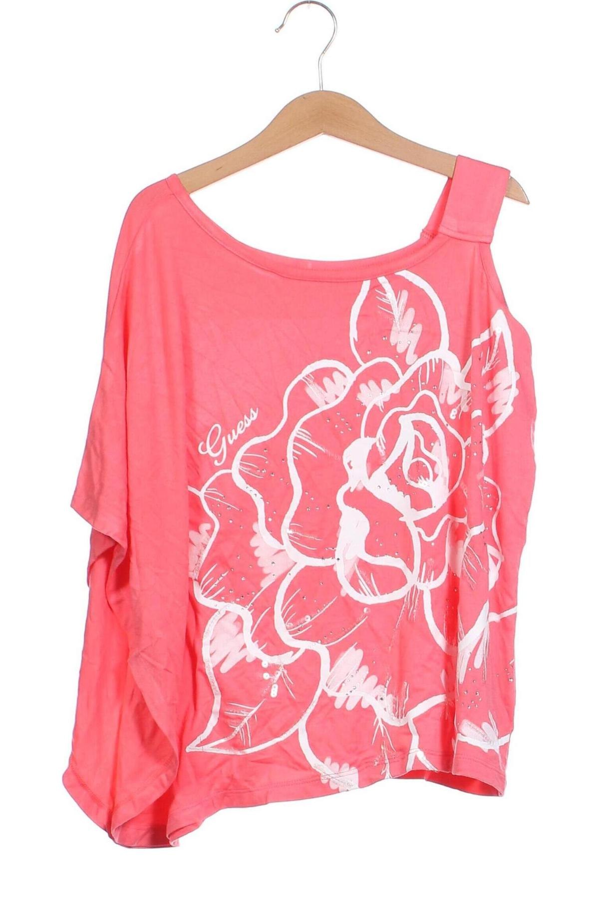 Kinder Shirt Guess, Größe 7-8y/ 128-134 cm, Farbe Rosa, Preis 8,33 €