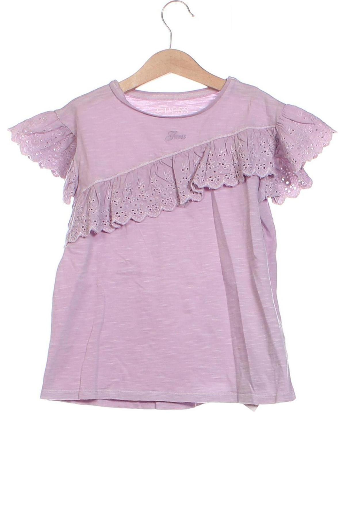 Kinder Shirt Guess, Größe 7-8y/ 128-134 cm, Farbe Lila, Preis € 39,69