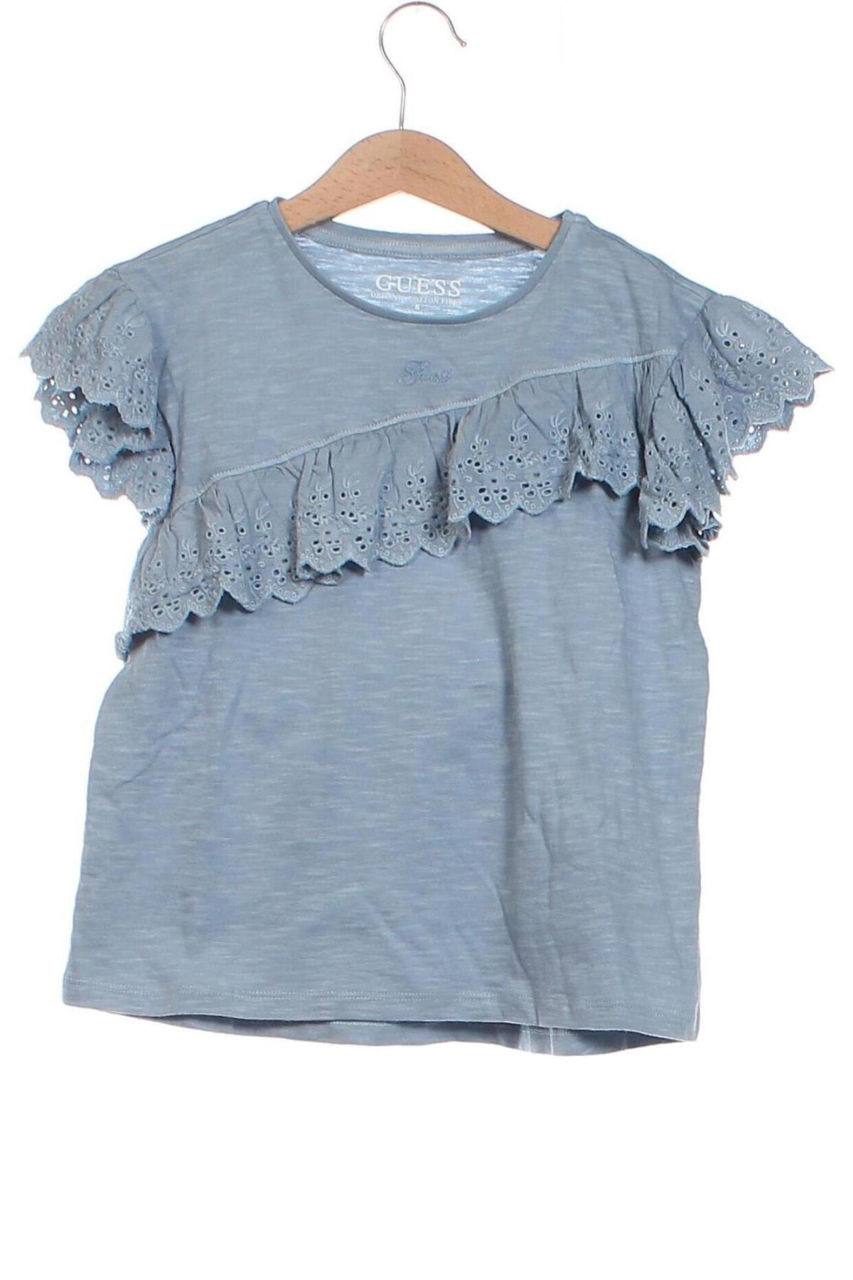 Kinder Shirt Guess, Größe 7-8y/ 128-134 cm, Farbe Blau, Preis 39,69 €