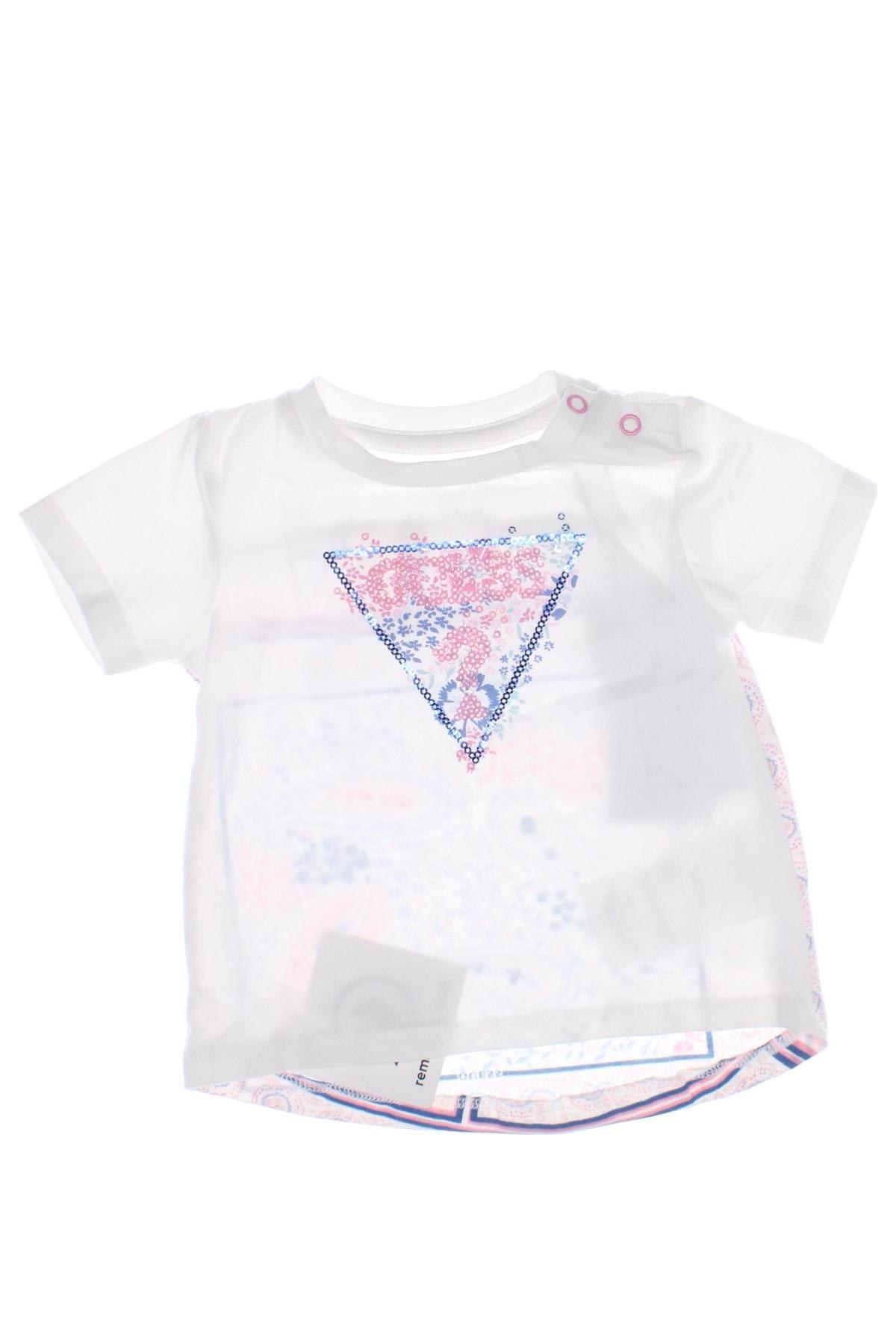 Kinder Shirt Guess, Größe 3-6m/ 62-68 cm, Farbe Weiß, Preis 17,86 €
