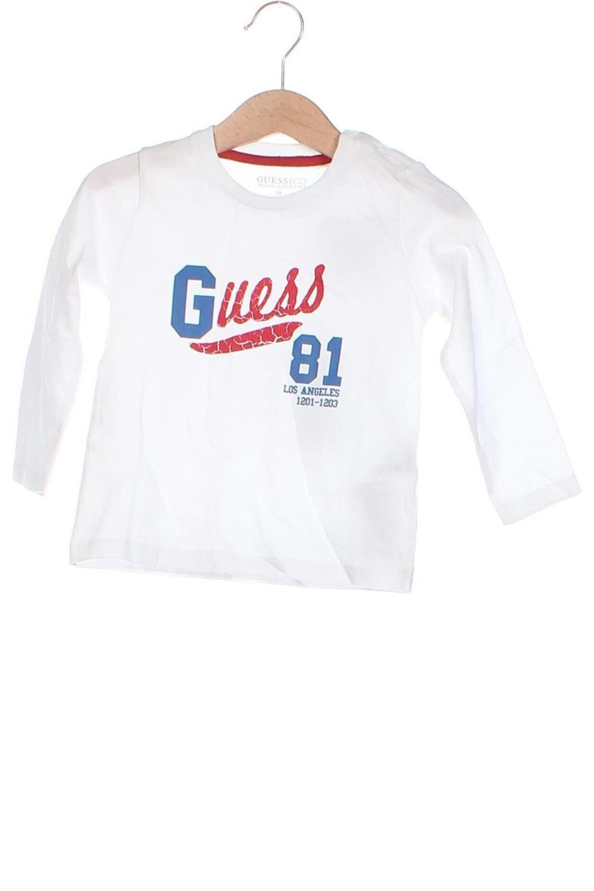 Kinder Shirt Guess, Größe 18-24m/ 86-98 cm, Farbe Weiß, Preis € 23,81