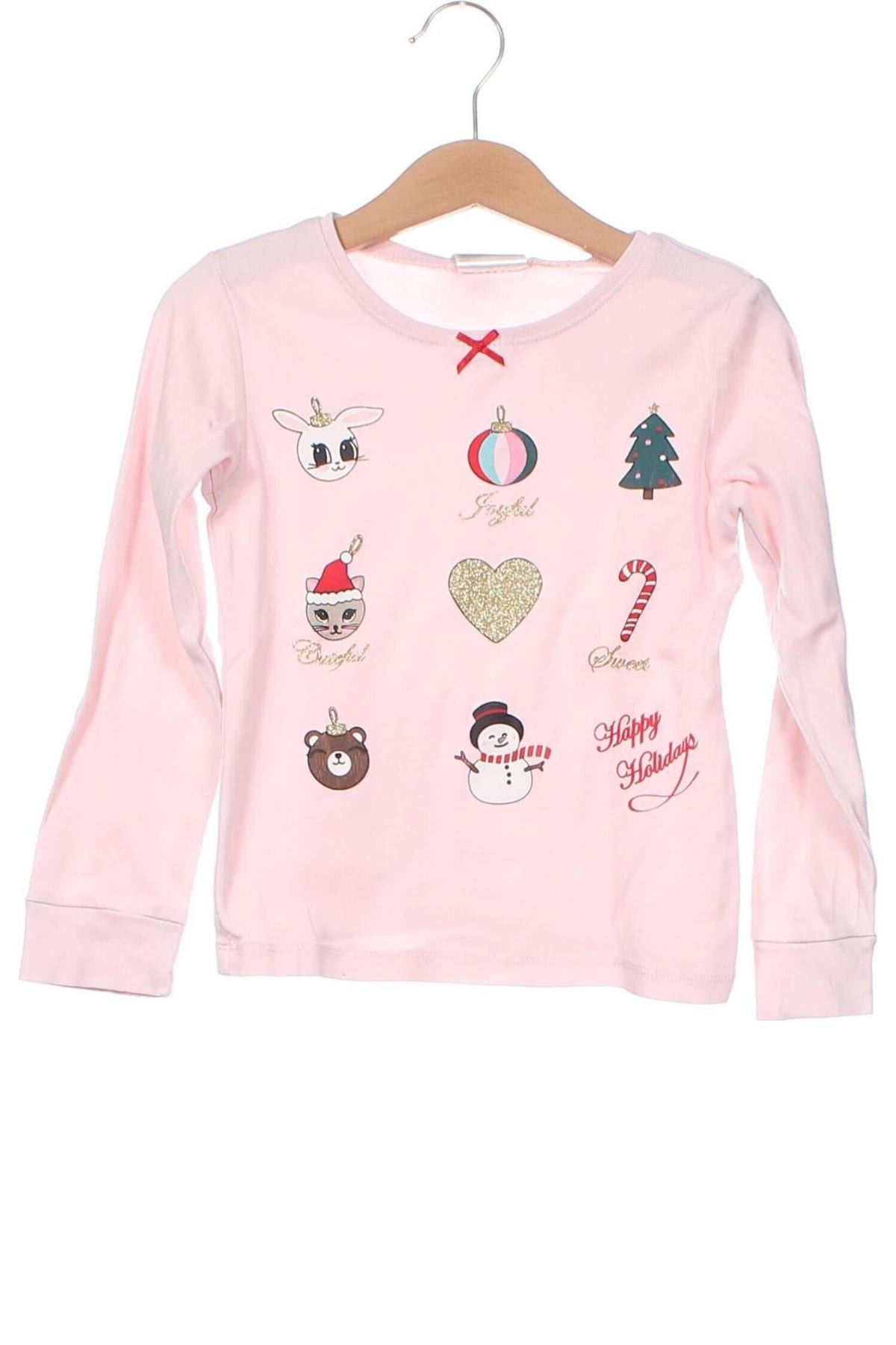 Kinder Shirt H&M, Größe 4-5y/ 110-116 cm, Farbe Rosa, Preis 6,14 €