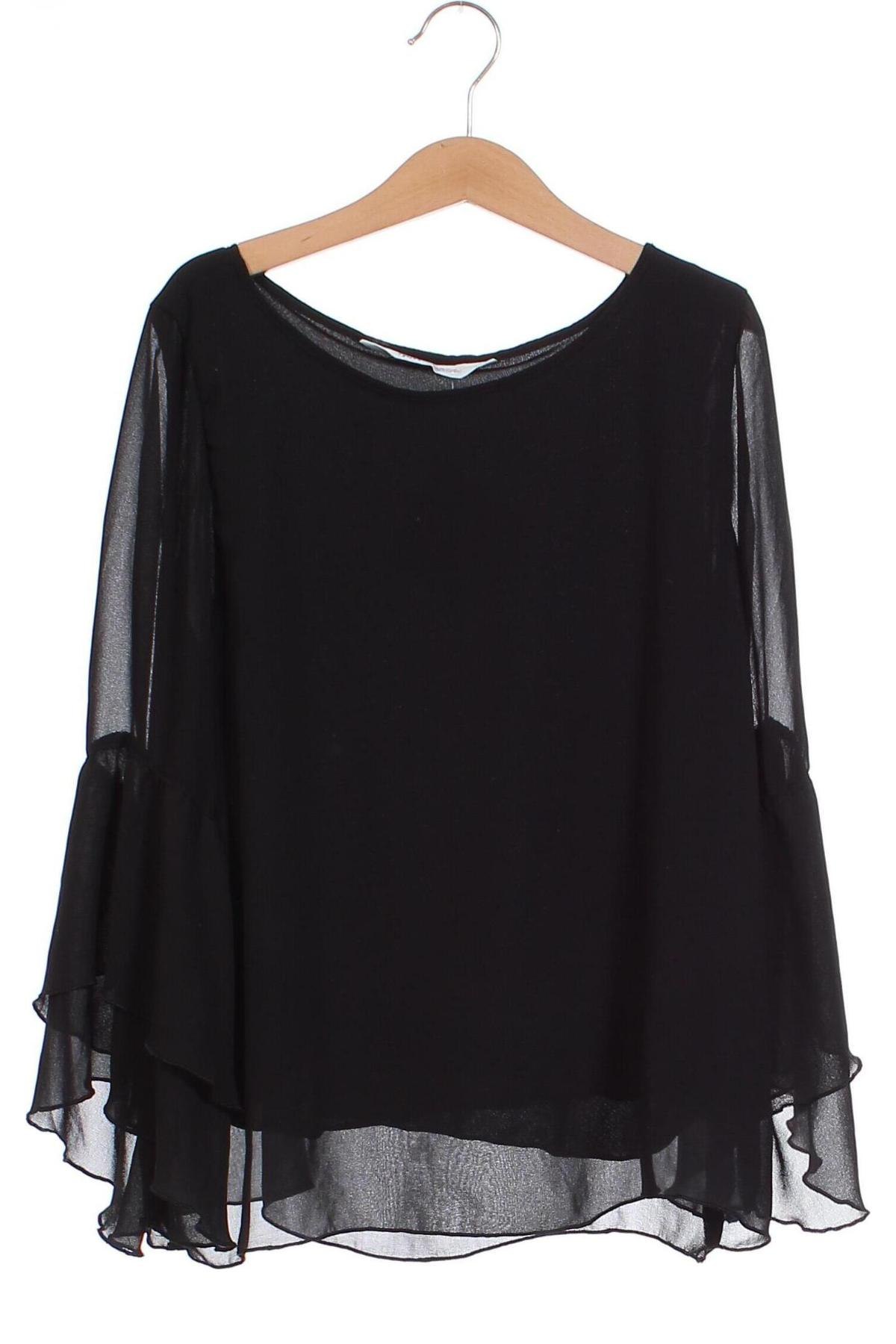 Детска блуза H&M, Размер 12-13y/ 158-164 см, Цвят Черен, Цена 4,62 лв.