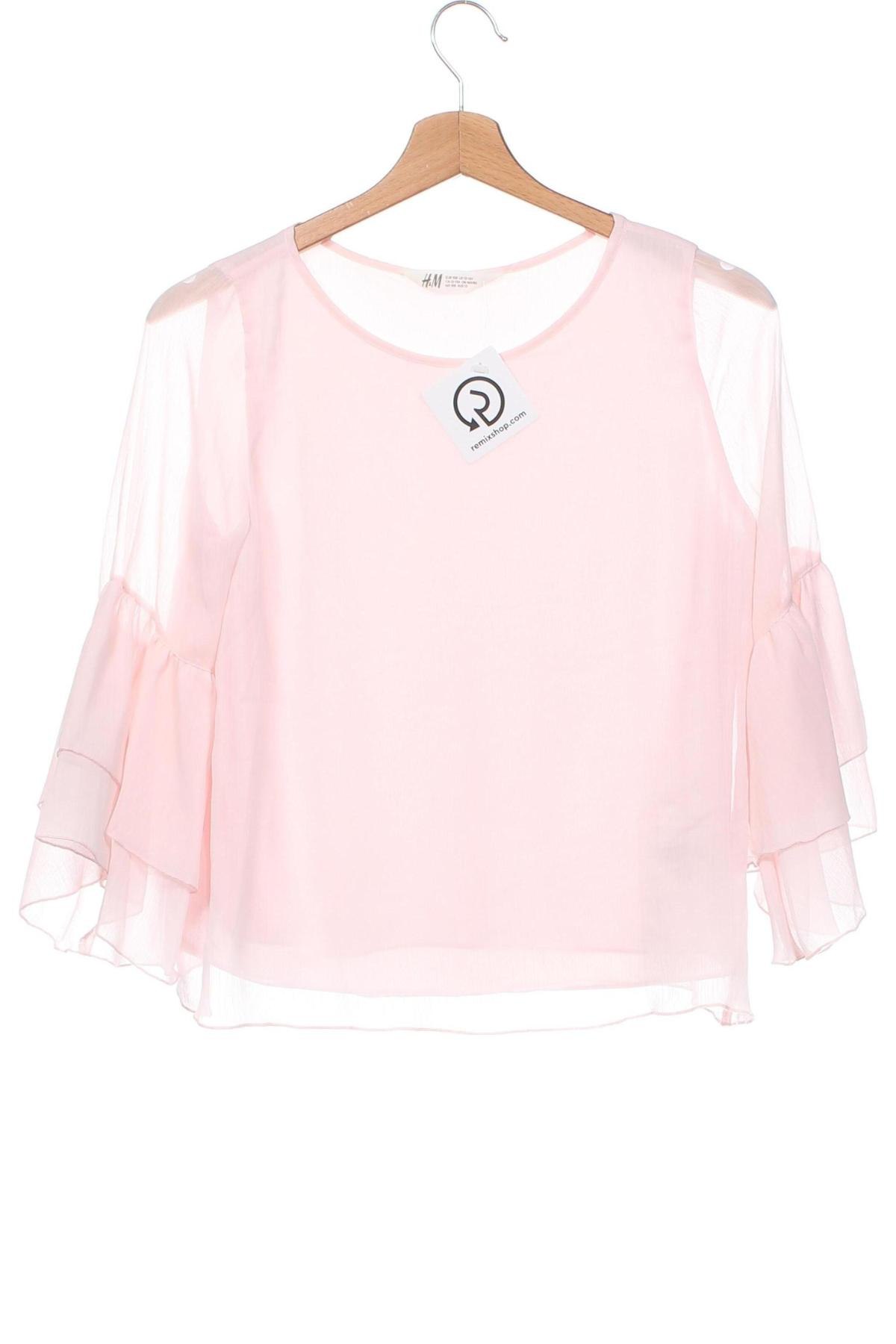 Kinder Shirt H&M, Größe 12-13y/ 158-164 cm, Farbe Rosa, Preis 2,76 €