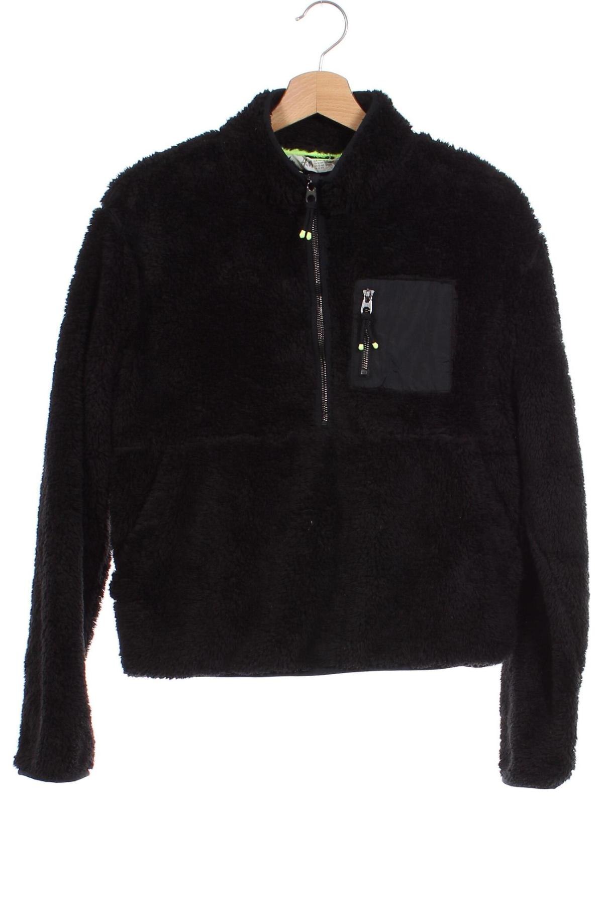 Dziecięca bluzka H&M, Rozmiar 12-13y/ 158-164 cm, Kolor Czarny, Cena 19,35 zł