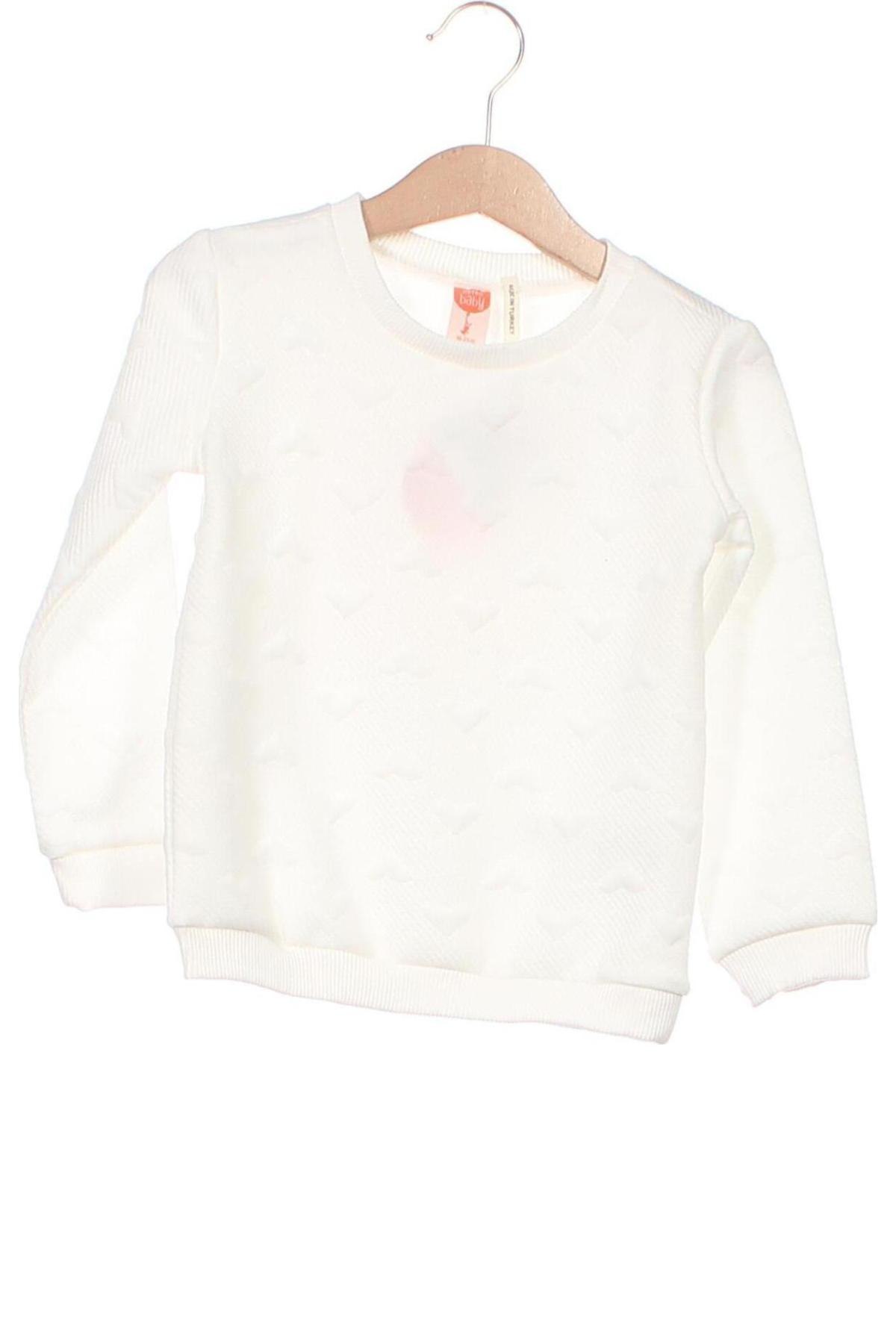 Детска блуза Koton, Размер 18-24m/ 86-98 см, Цвят Бял, Цена 51,00 лв.