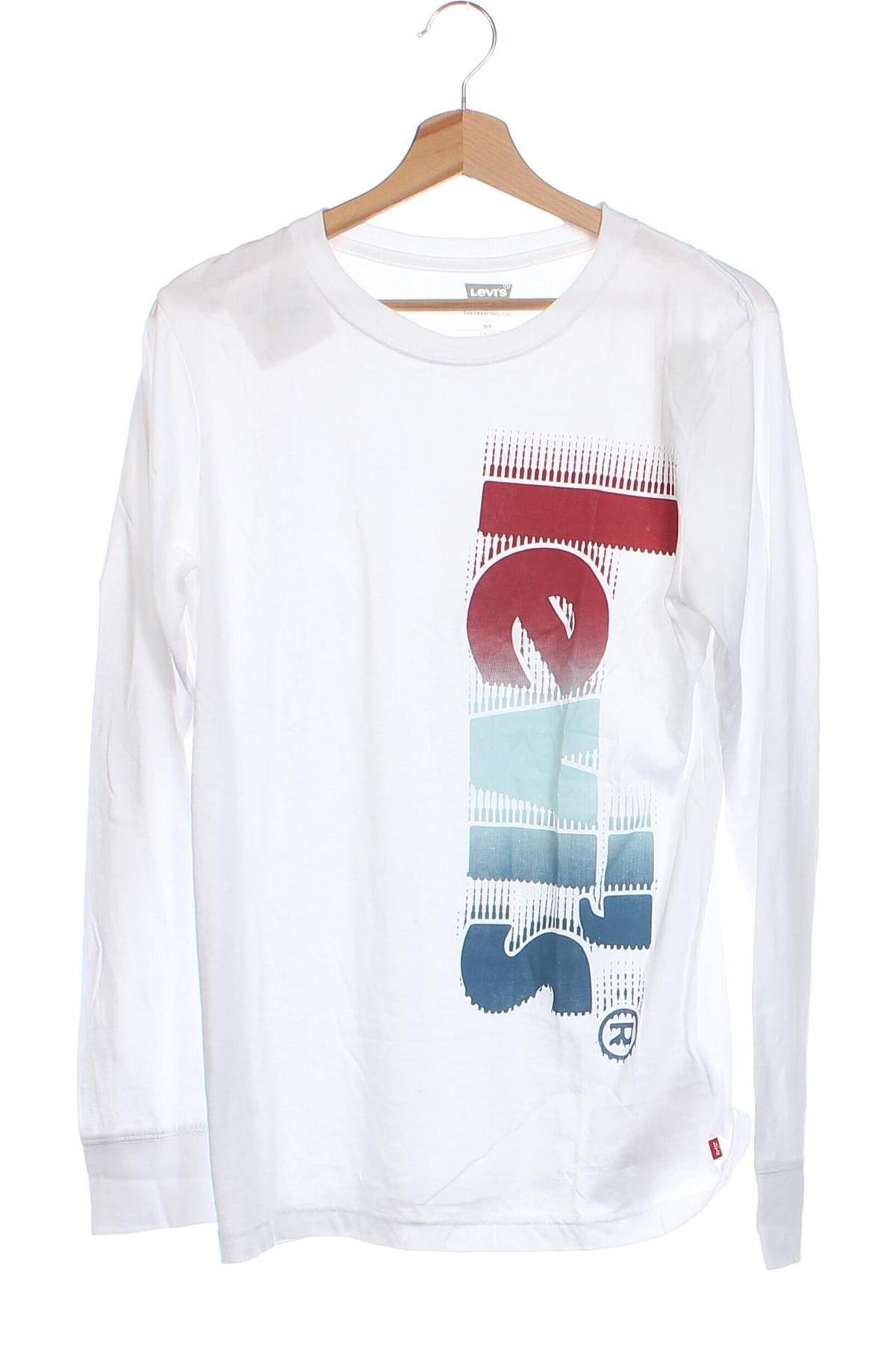 Παιδική μπλούζα Levi's, Μέγεθος 15-18y/ 170-176 εκ., Χρώμα Λευκό, Τιμή 22,78 €