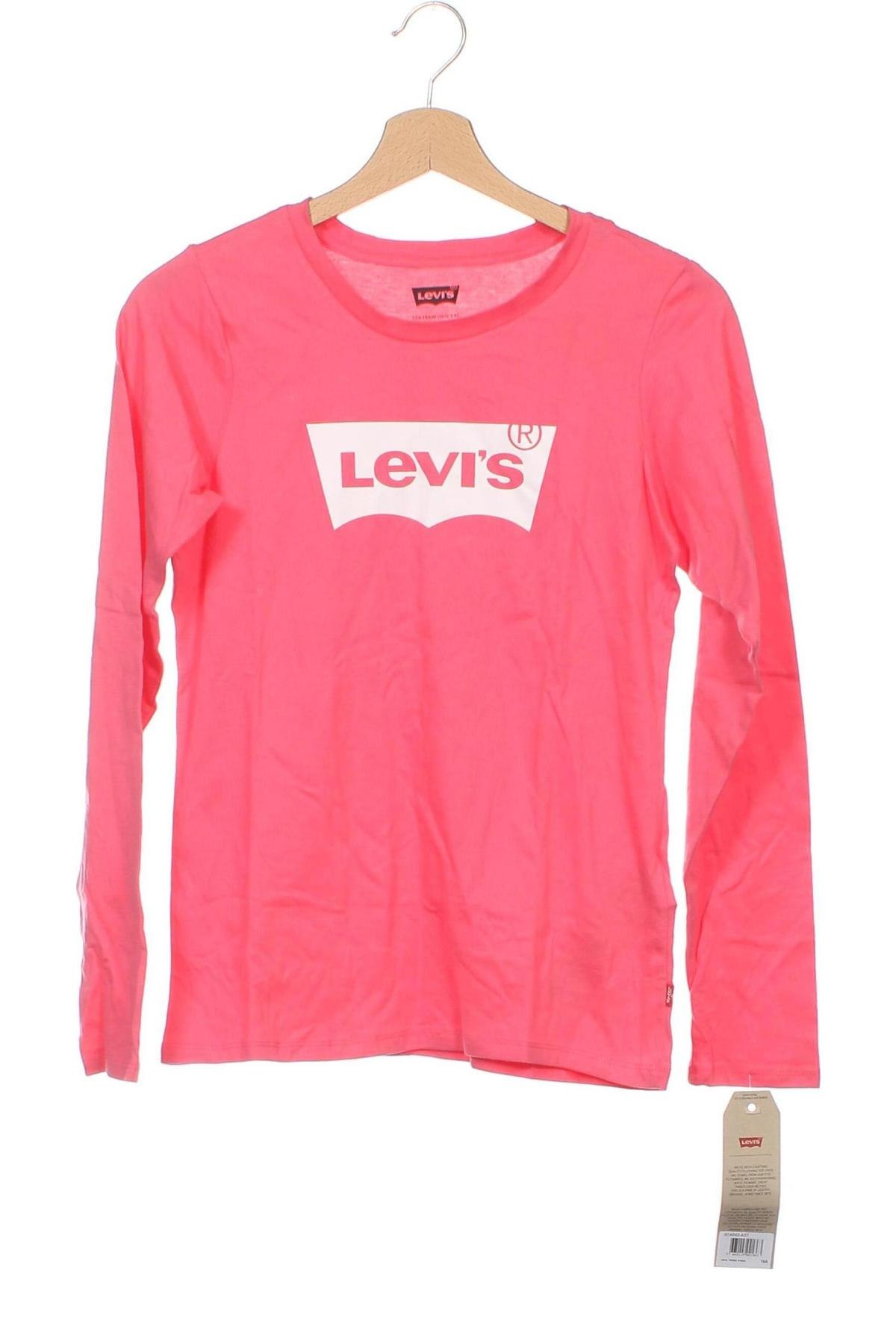 Παιδική μπλούζα Levi's, Μέγεθος 13-14y/ 164-168 εκ., Χρώμα Ρόζ , Τιμή 17,53 €