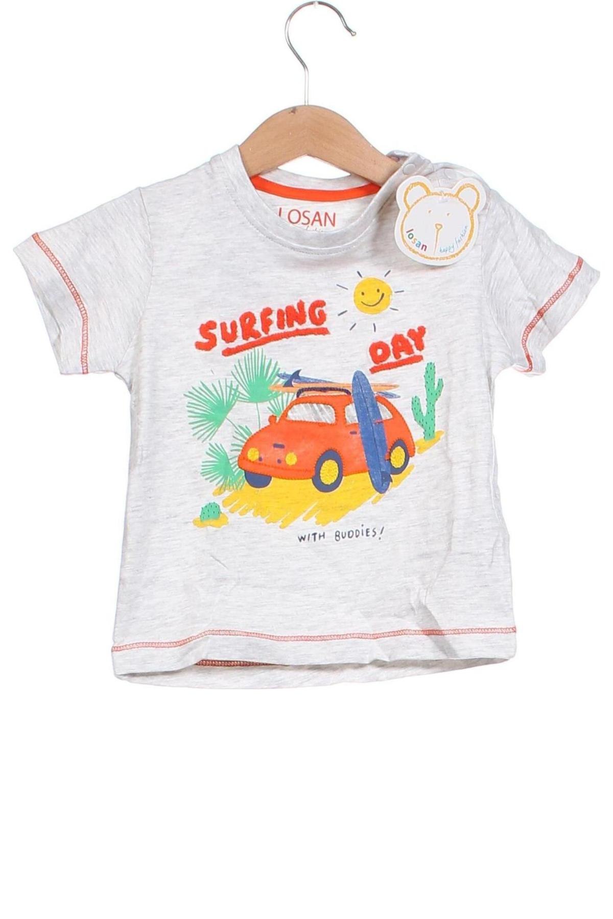 Παιδική μπλούζα Losan, Μέγεθος 9-12m/ 74-80 εκ., Χρώμα Γκρί, Τιμή 9,28 €