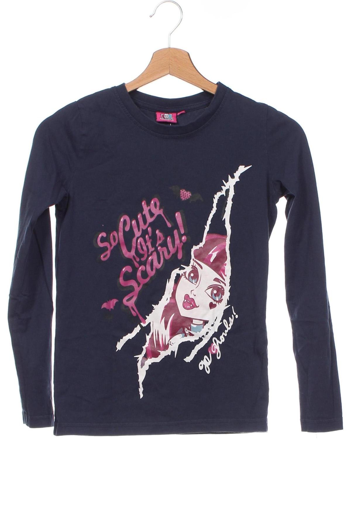 Детска блуза Monster High, Размер 10-11y/ 146-152 см, Цвят Син, Цена 4,93 лв.
