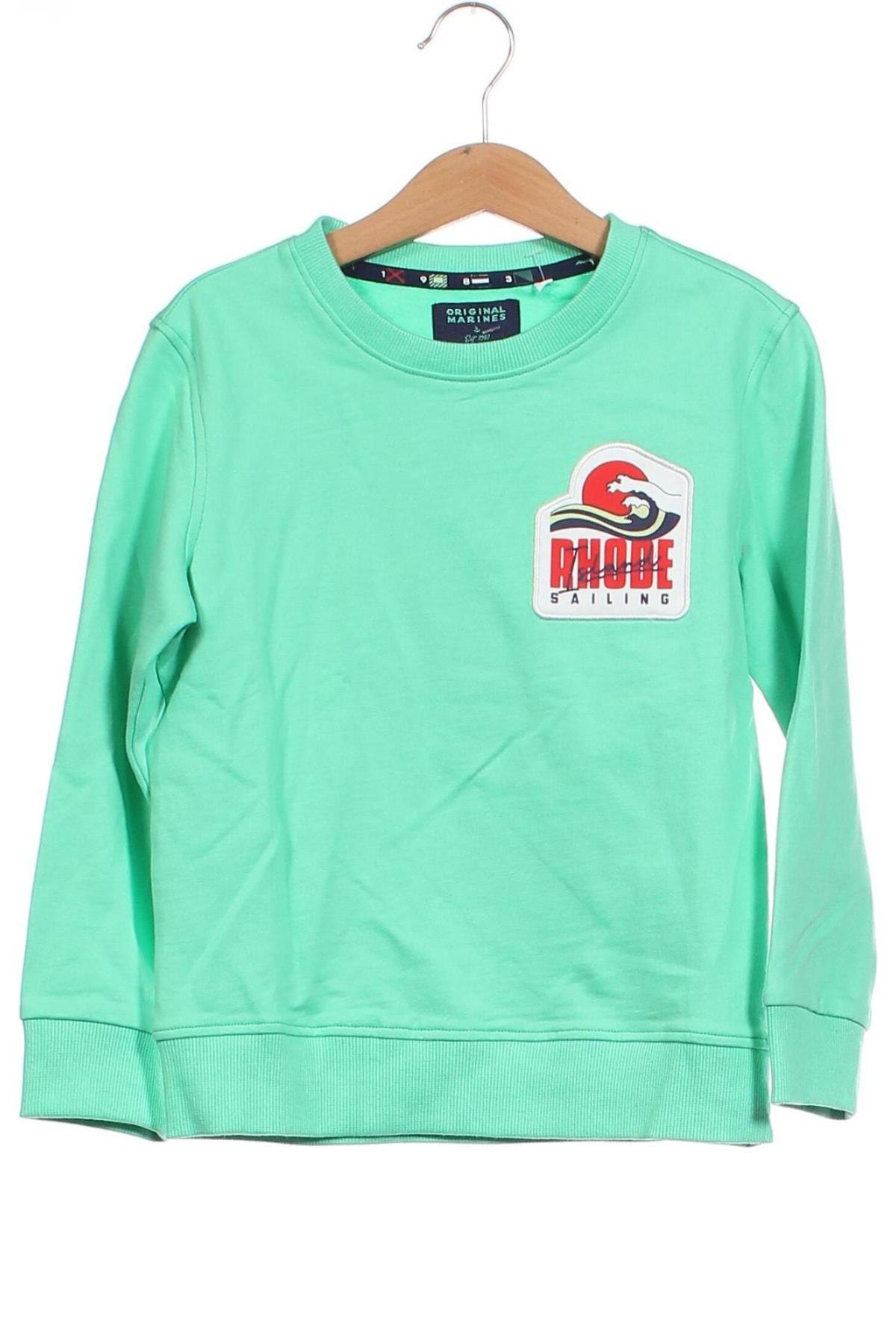 Kinder Shirt Original Marines, Größe 5-6y/ 116-122 cm, Farbe Grün, Preis 11,83 €