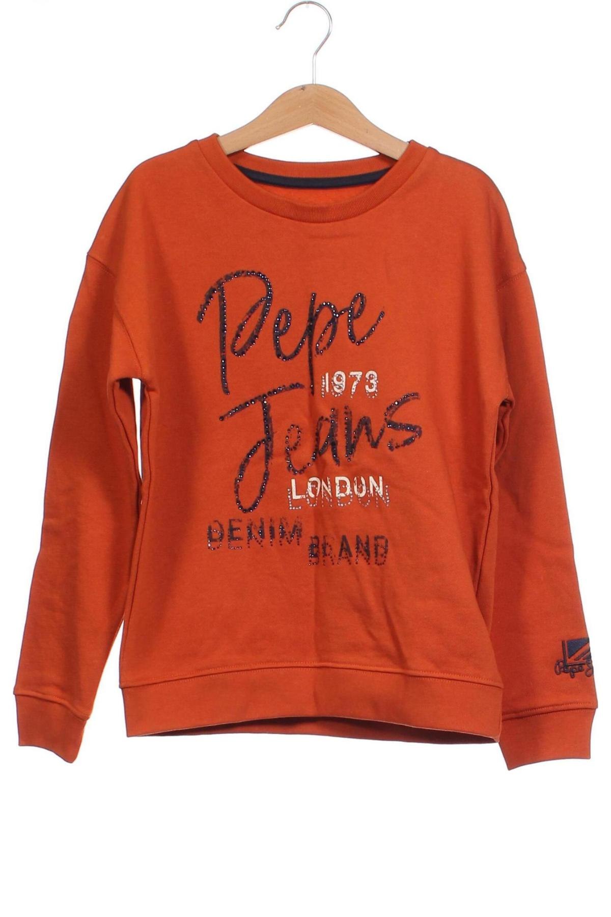 Детска блуза Pepe Jeans, Размер 9-10y/ 140-146 см, Цвят Оранжев, Цена 30,60 лв.