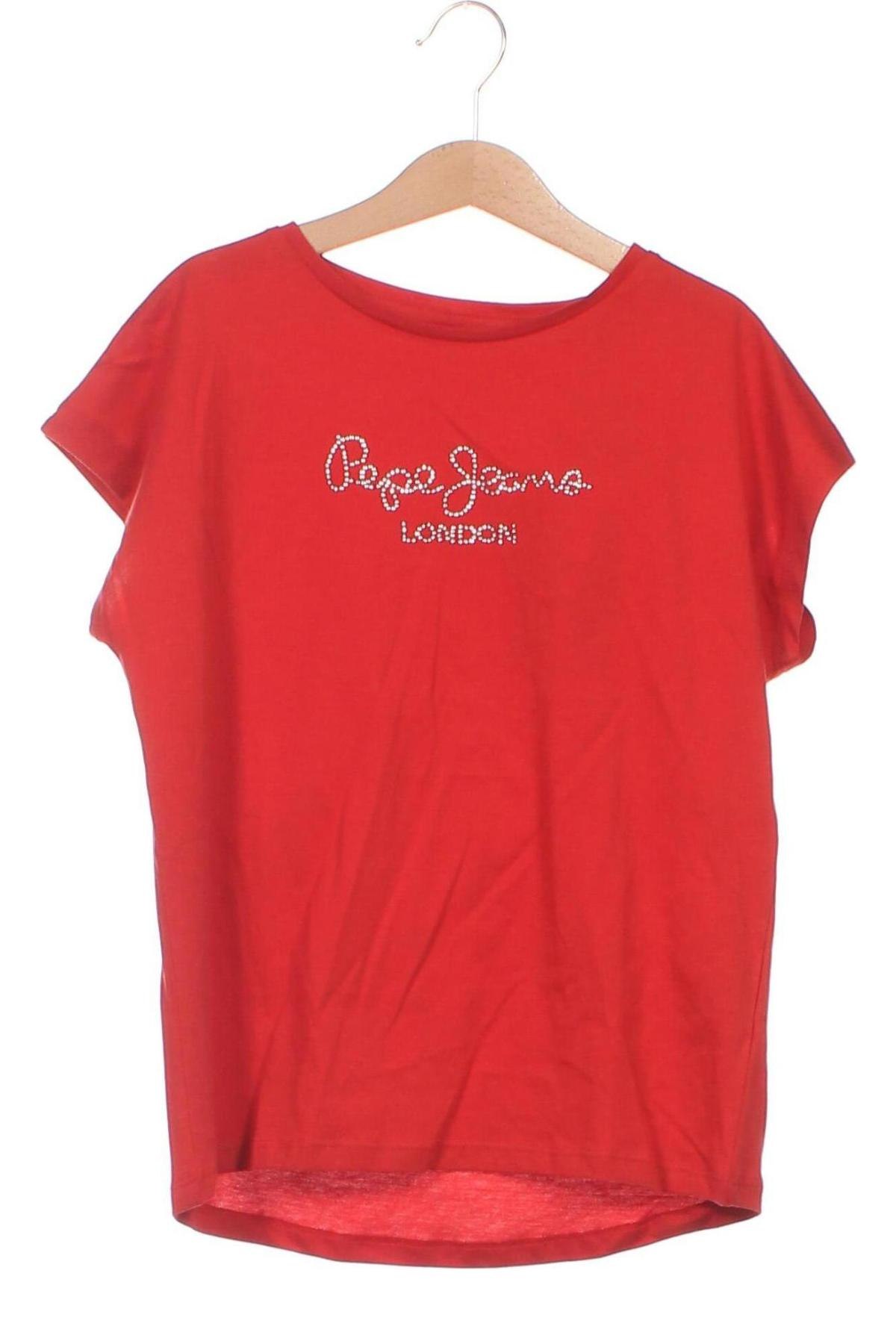 Kinder Shirt Pepe Jeans, Größe 9-10y/ 140-146 cm, Farbe Rot, Preis 15,77 €