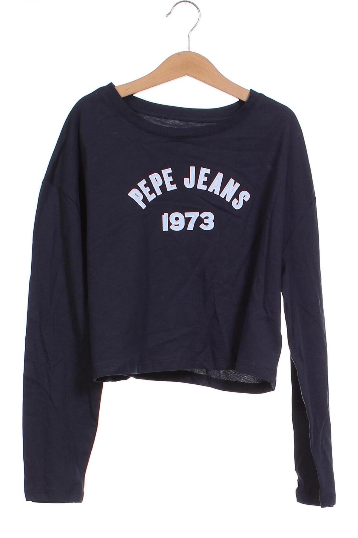 Детска блуза Pepe Jeans, Размер 8-9y/ 134-140 см, Цвят Син, Цена 68,00 лв.