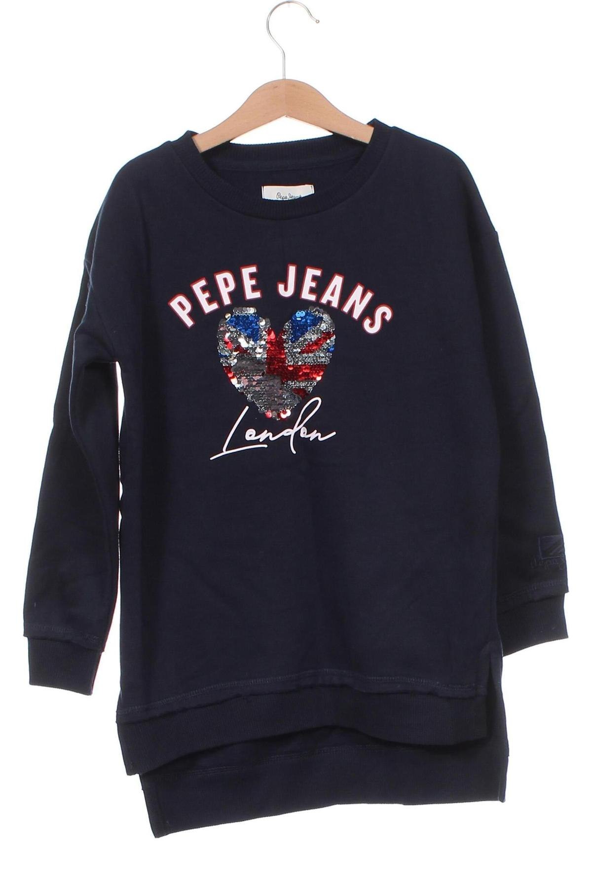 Bluză pentru copii Pepe Jeans, Mărime 9-10y/ 140-146 cm, Culoare Albastru, Preț 117,24 Lei