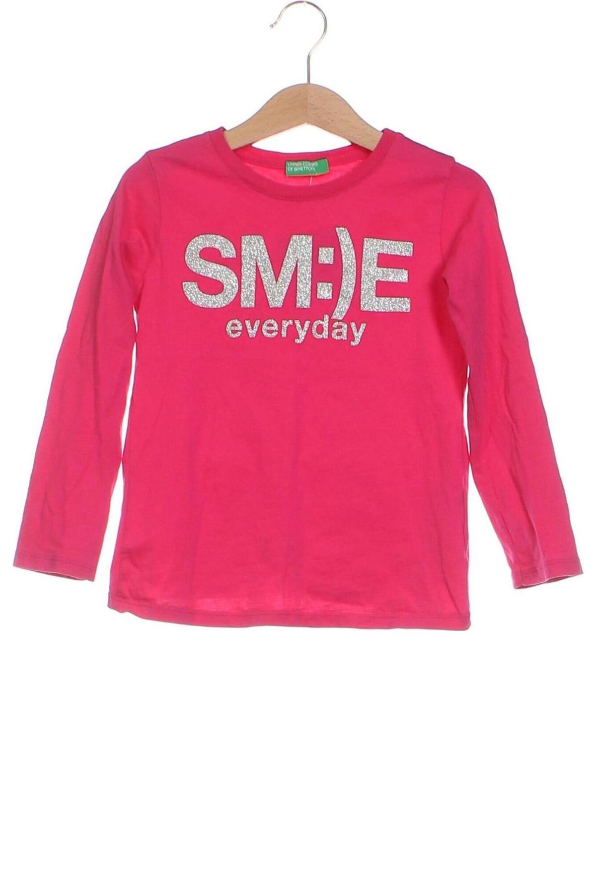 Kinder Shirt United Colors Of Benetton, Größe 6-7y/ 122-128 cm, Farbe Rosa, Preis € 11,89