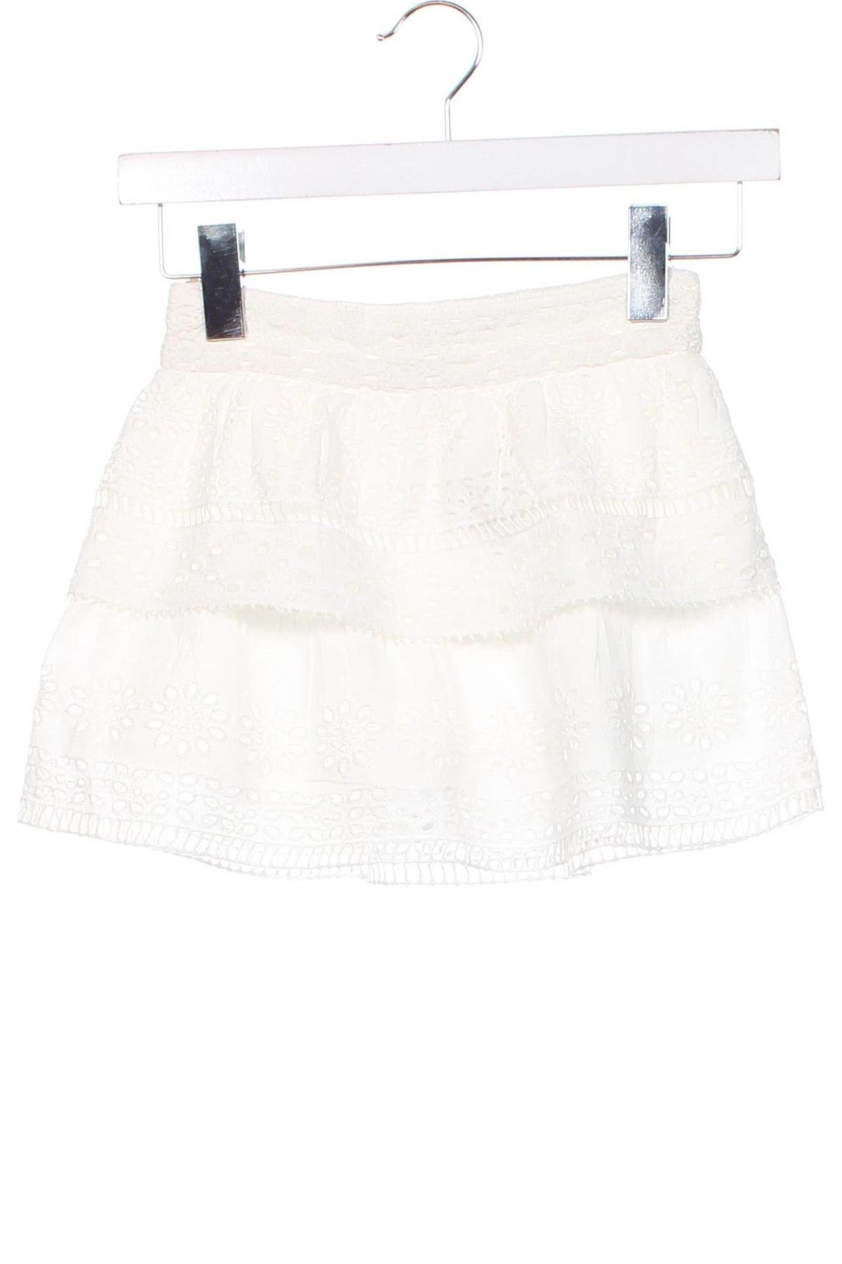 Детска пола Zara, Размер 7-8y/ 128-134 см, Цвят Бял, Цена 32,14 лв.