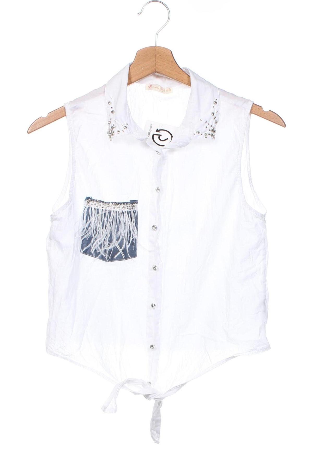 Детска риза, Размер 15-18y/ 170-176 см, Цвят Бял, Цена 12,00 лв.