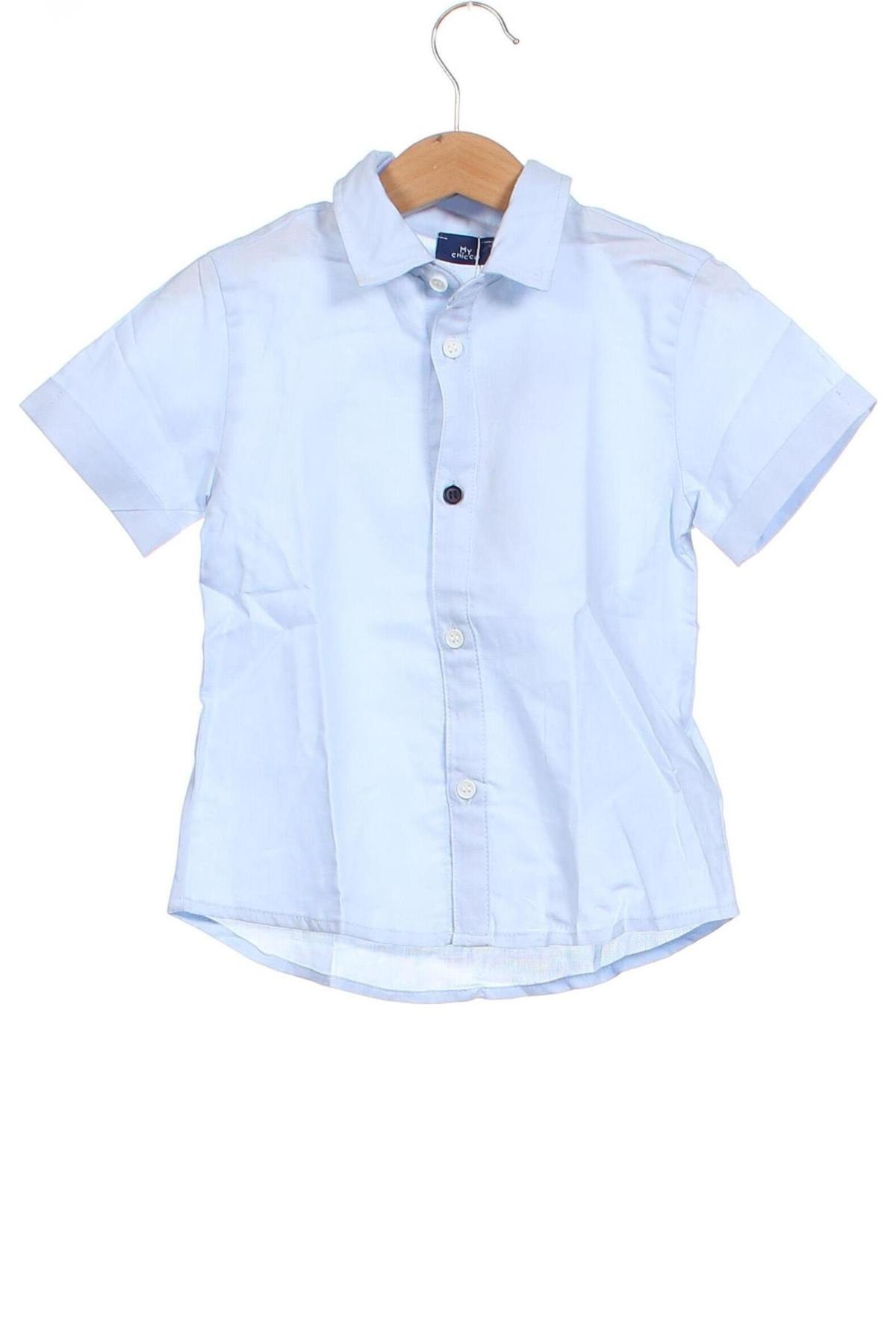 Kinderhemd Chicco, Größe 4-5y/ 110-116 cm, Farbe Blau, Preis € 9,28