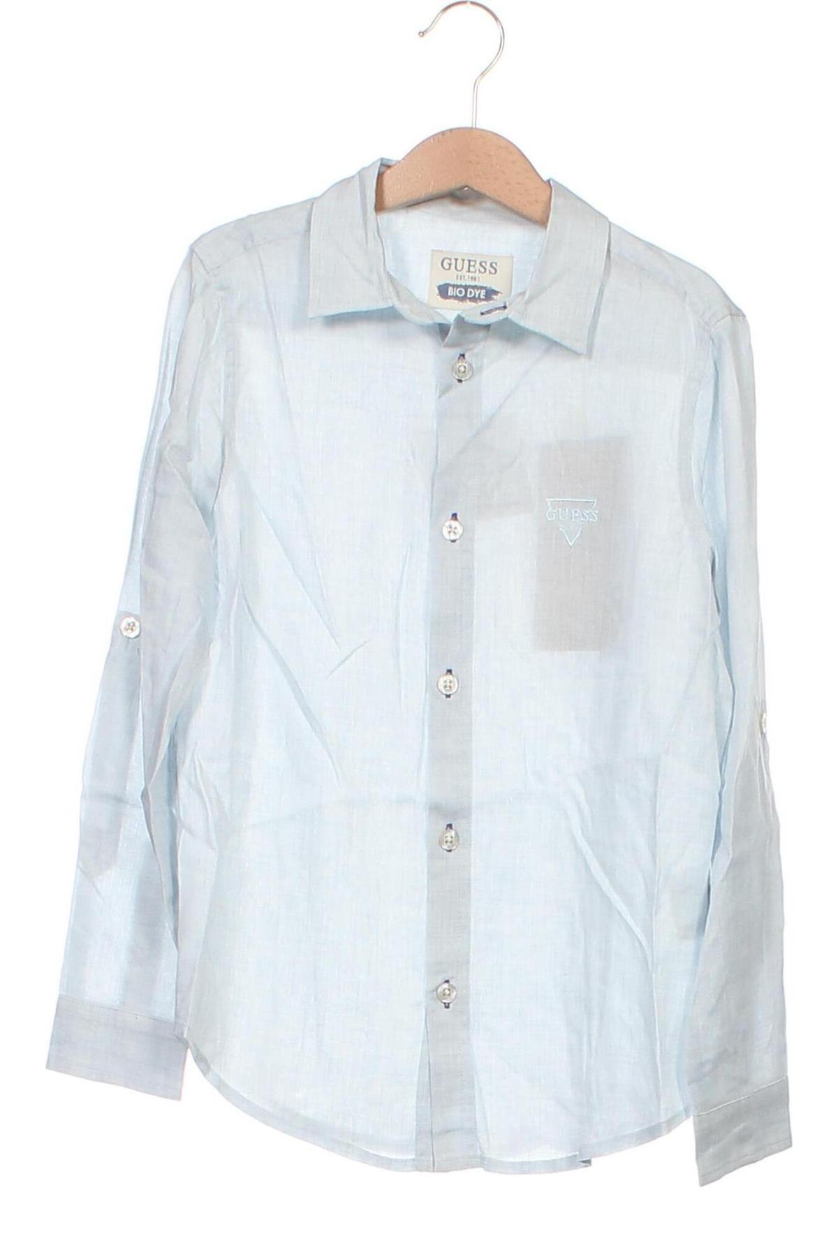 Детска риза Guess, Размер 8-9y/ 134-140 см, Цвят Син, Цена 34,00 лв.