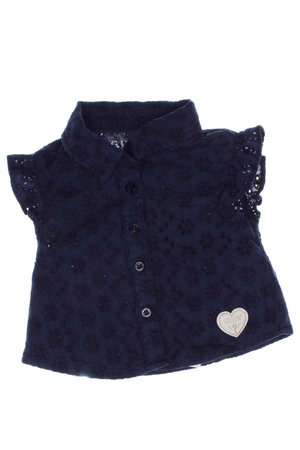 Kinderhemd Guess, Größe 3-6m/ 62-68 cm, Farbe Blau, Preis € 17,53
