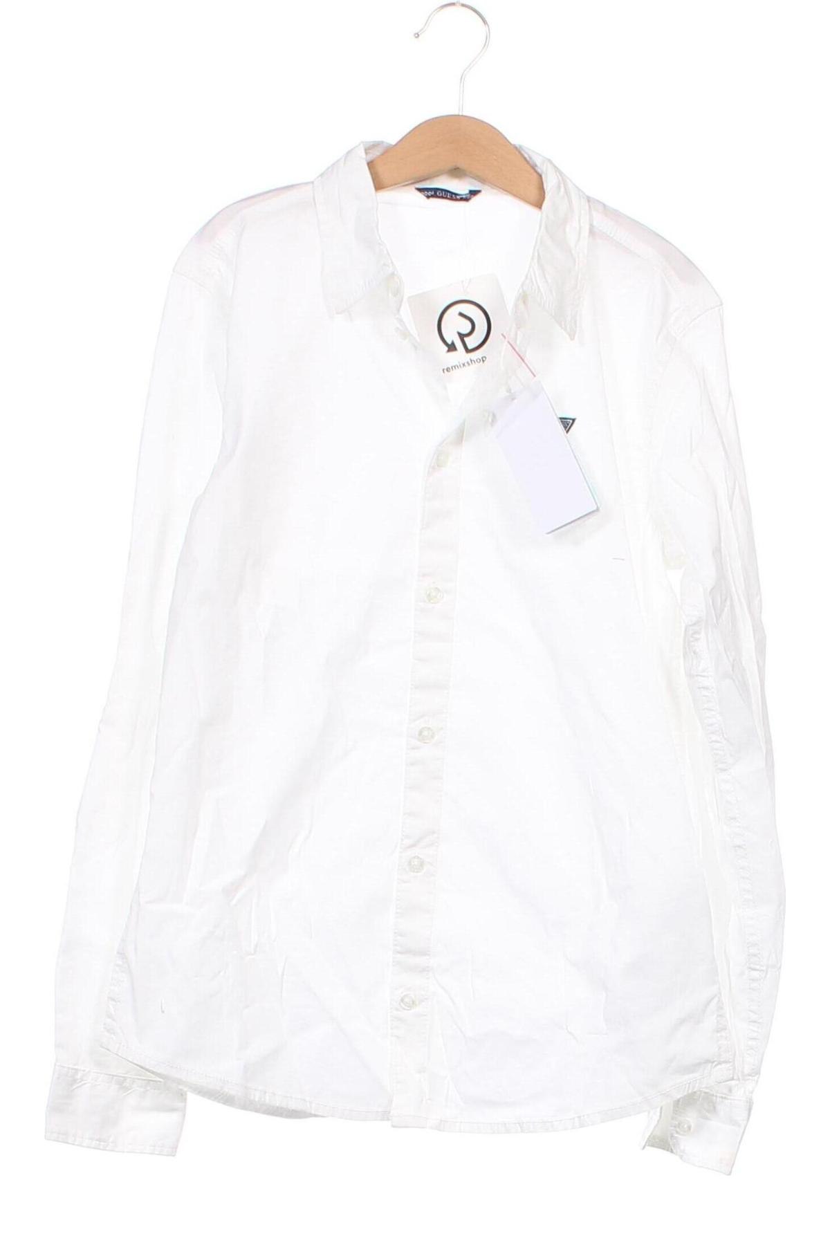 Детска риза Guess, Размер 11-12y/ 152-158 см, Цвят Бял, Цена 68,00 лв.