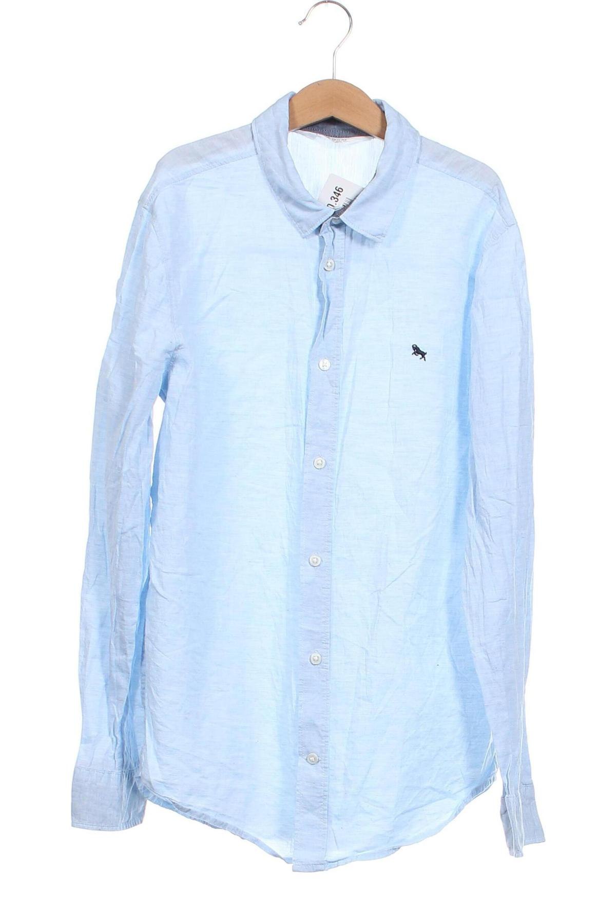 Dětská košile  H&M, Velikost 13-14y/ 164-168 cm, Barva Modrá, Cena  175,00 Kč