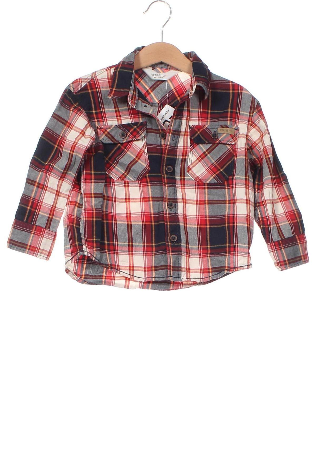 Kinderhemd H&M, Größe 18-24m/ 86-98 cm, Farbe Mehrfarbig, Preis € 1,72
