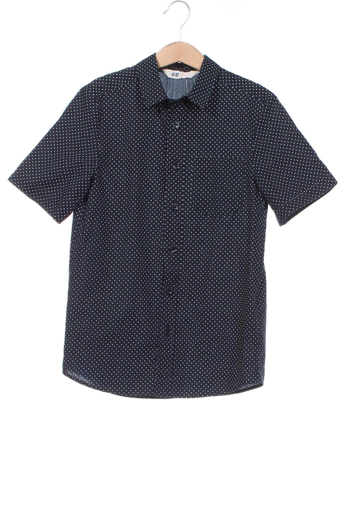 Kinderhemd H&M, Größe 9-10y/ 140-146 cm, Farbe Blau, Preis 6,00 €