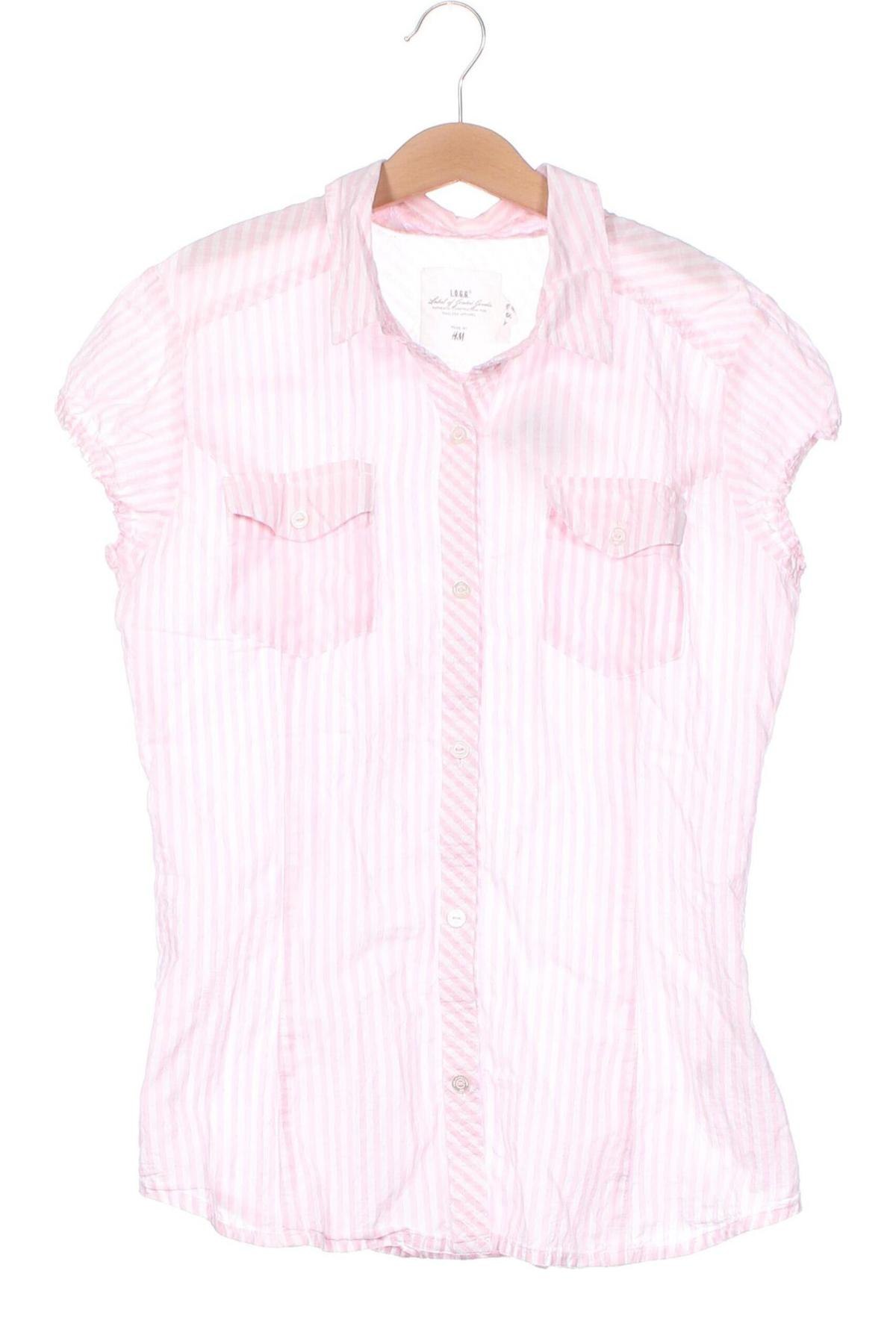 Detská košeľa  H&M L.O.G.G., Veľkosť 14-15y/ 168-170 cm, Farba Ružová, Cena  2,40 €