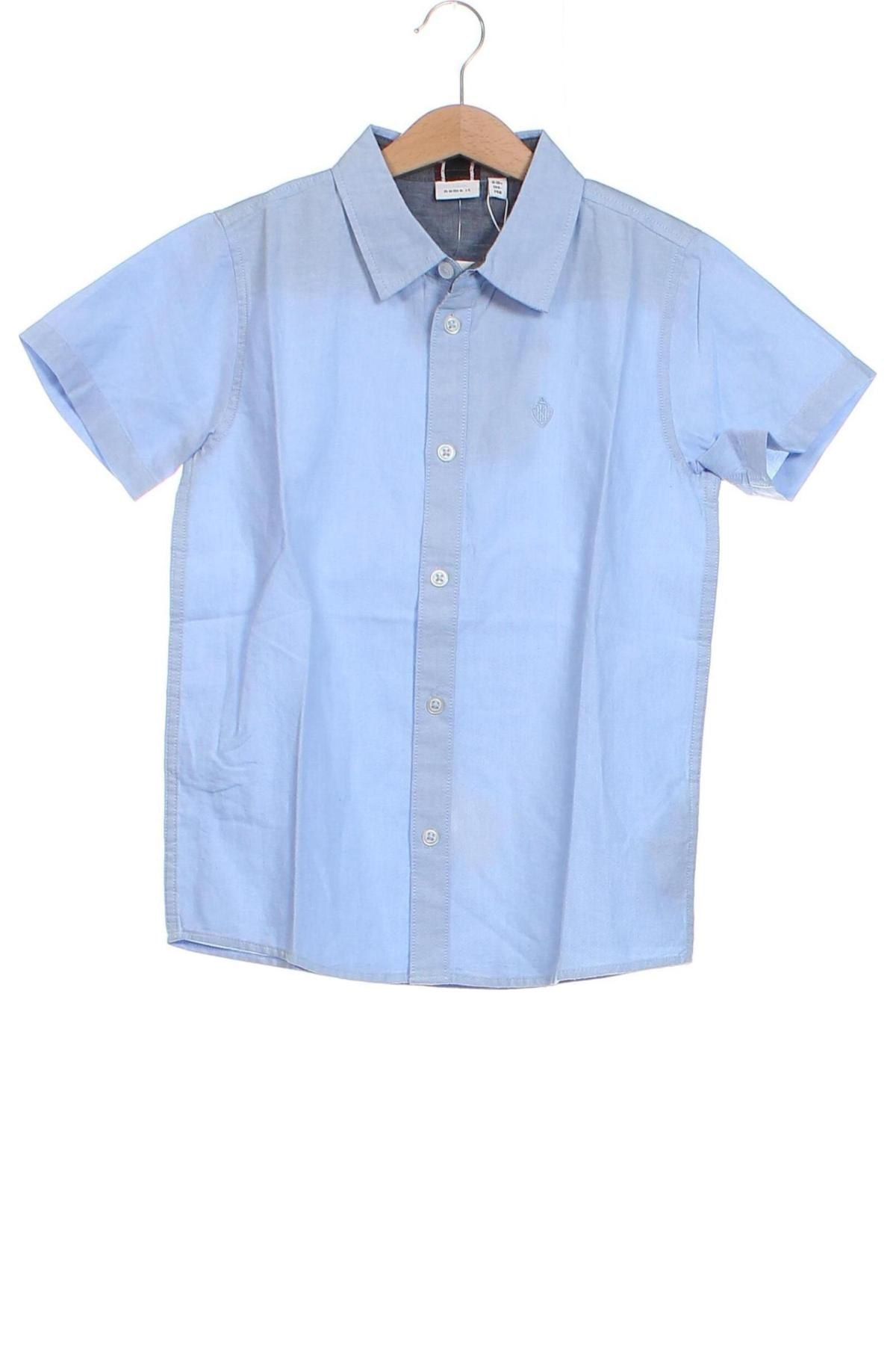 Παιδικό πουκάμισο Name It, Μέγεθος 8-9y/ 134-140 εκ., Χρώμα Μπλέ, Τιμή 26,29 €
